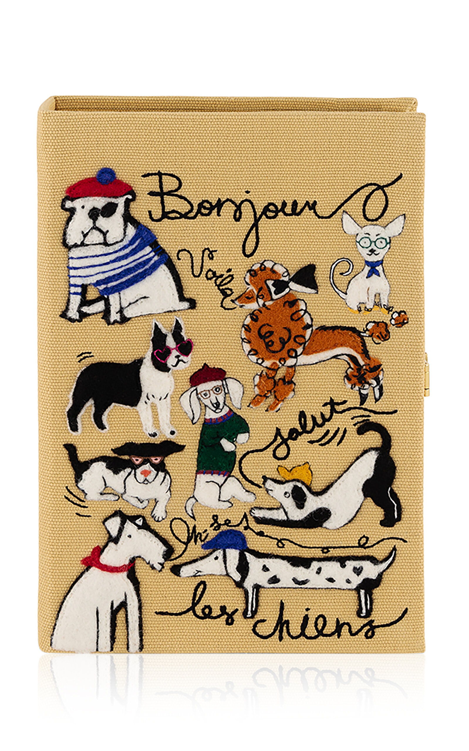 Les Chiens Book Clutch