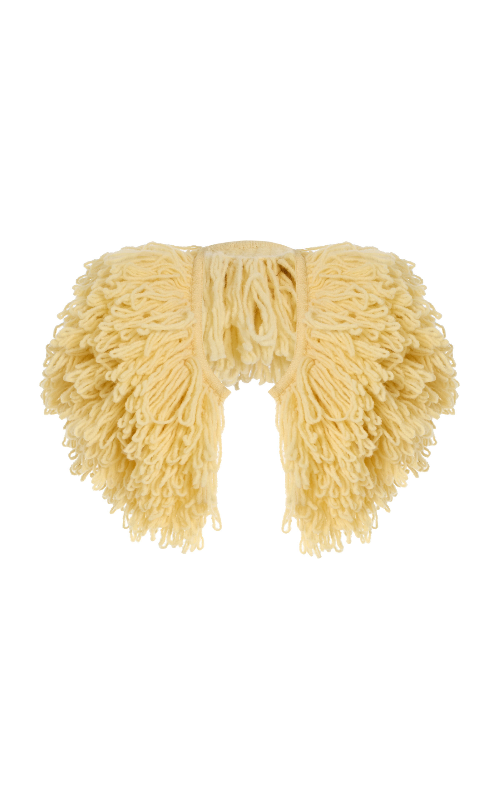 Fringed Merino Wool Collar