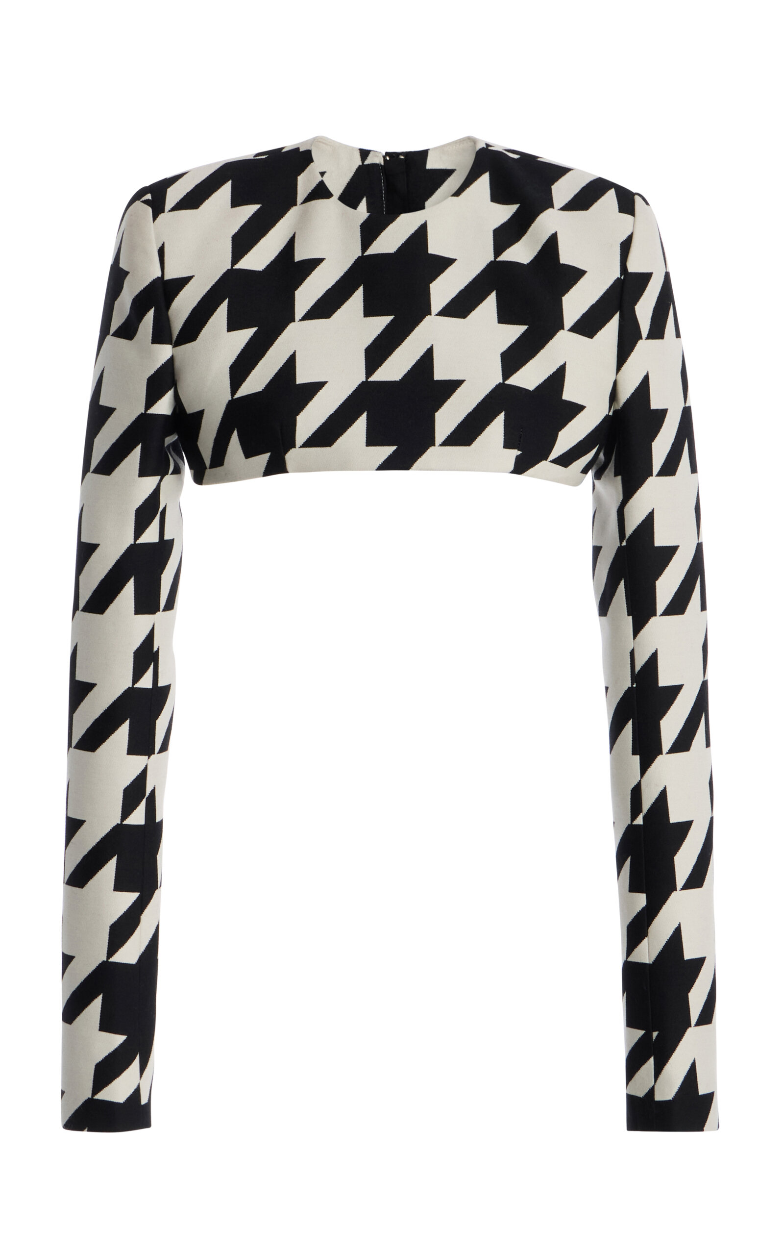 Houndstooth Cropped Top