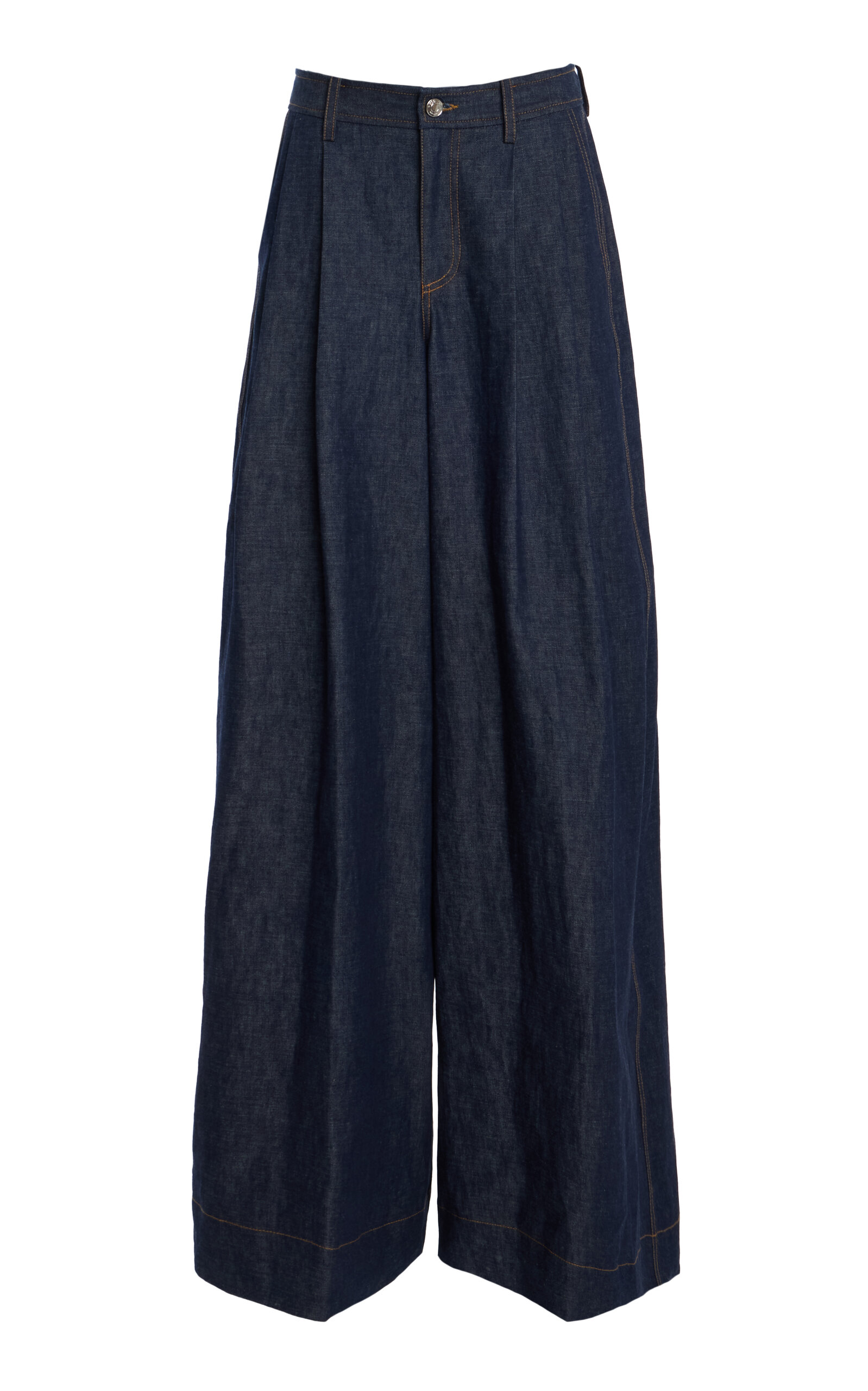 Wide Leg Cotton Pants