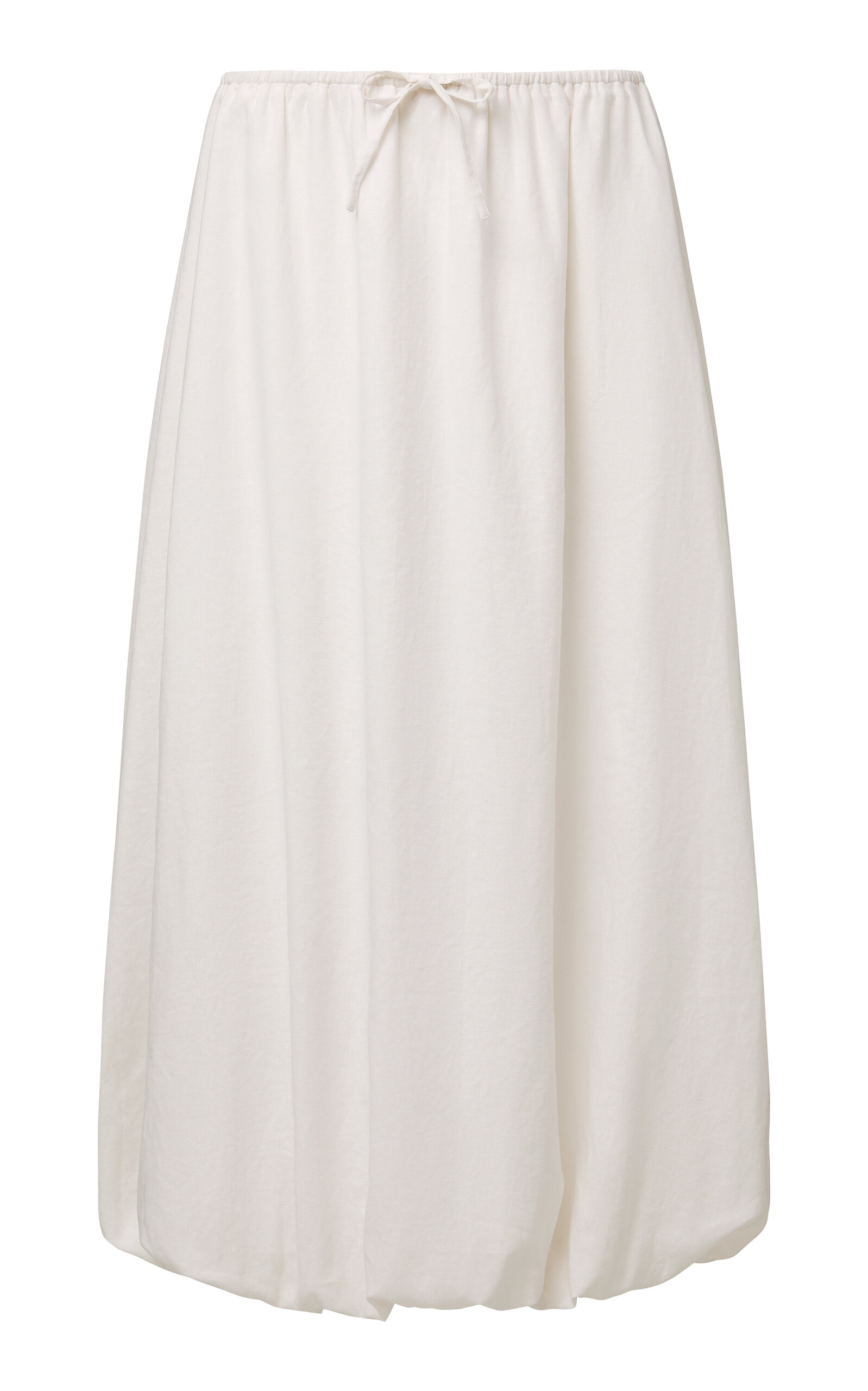 Air Linen Bubble Maxi Skirt