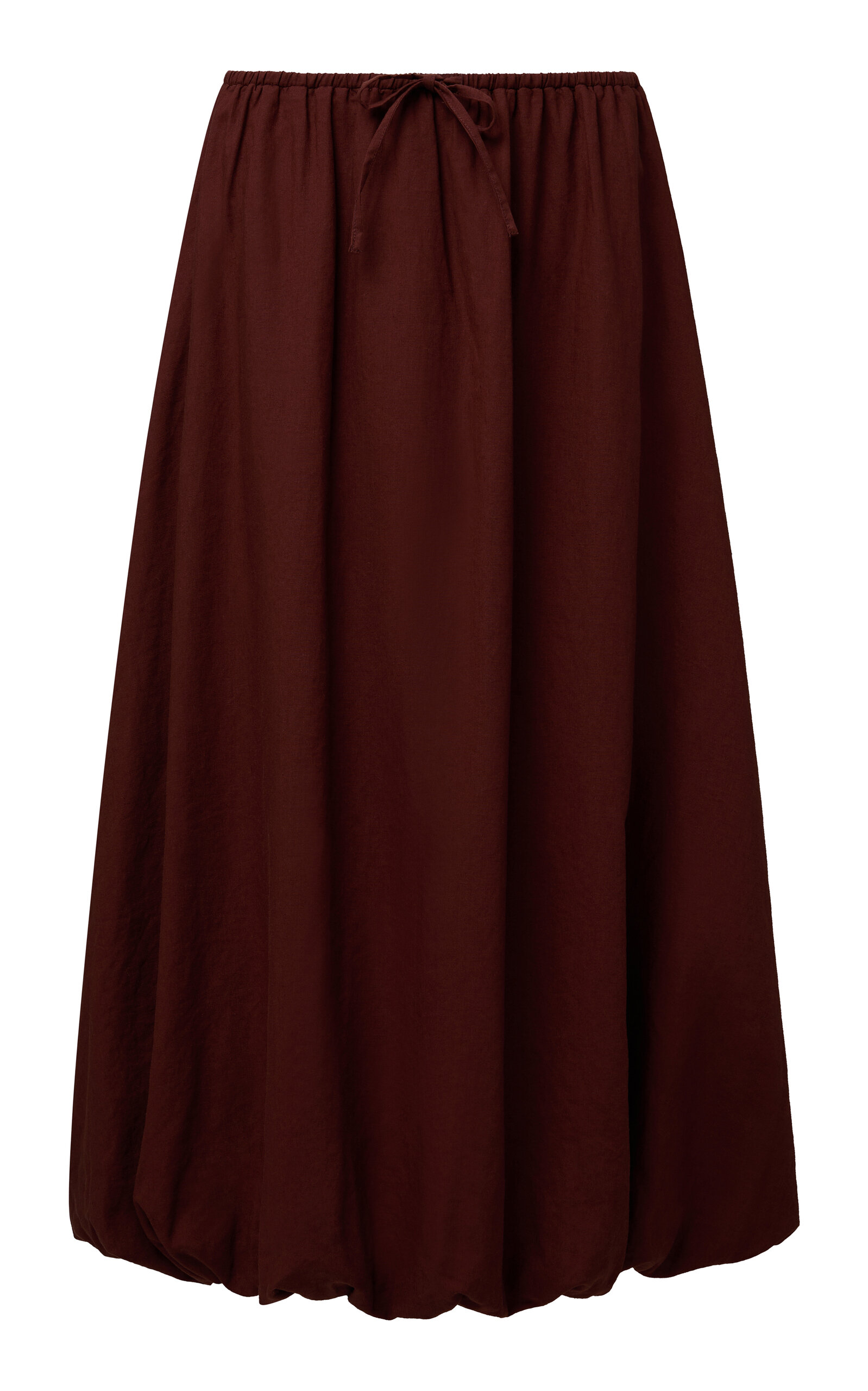 Air Linen Bubble Maxi Skirt