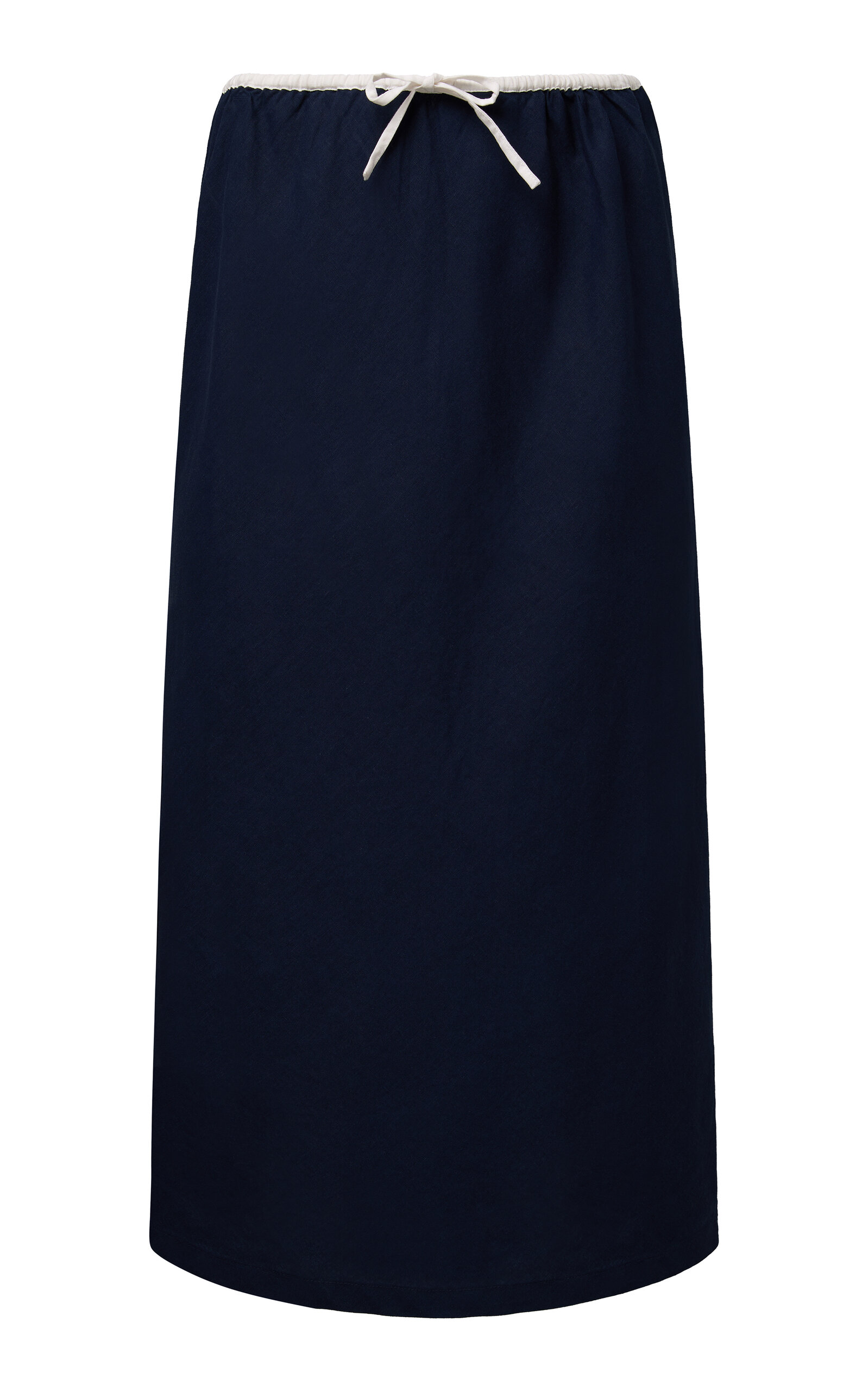 Air Linen Midi Skirt