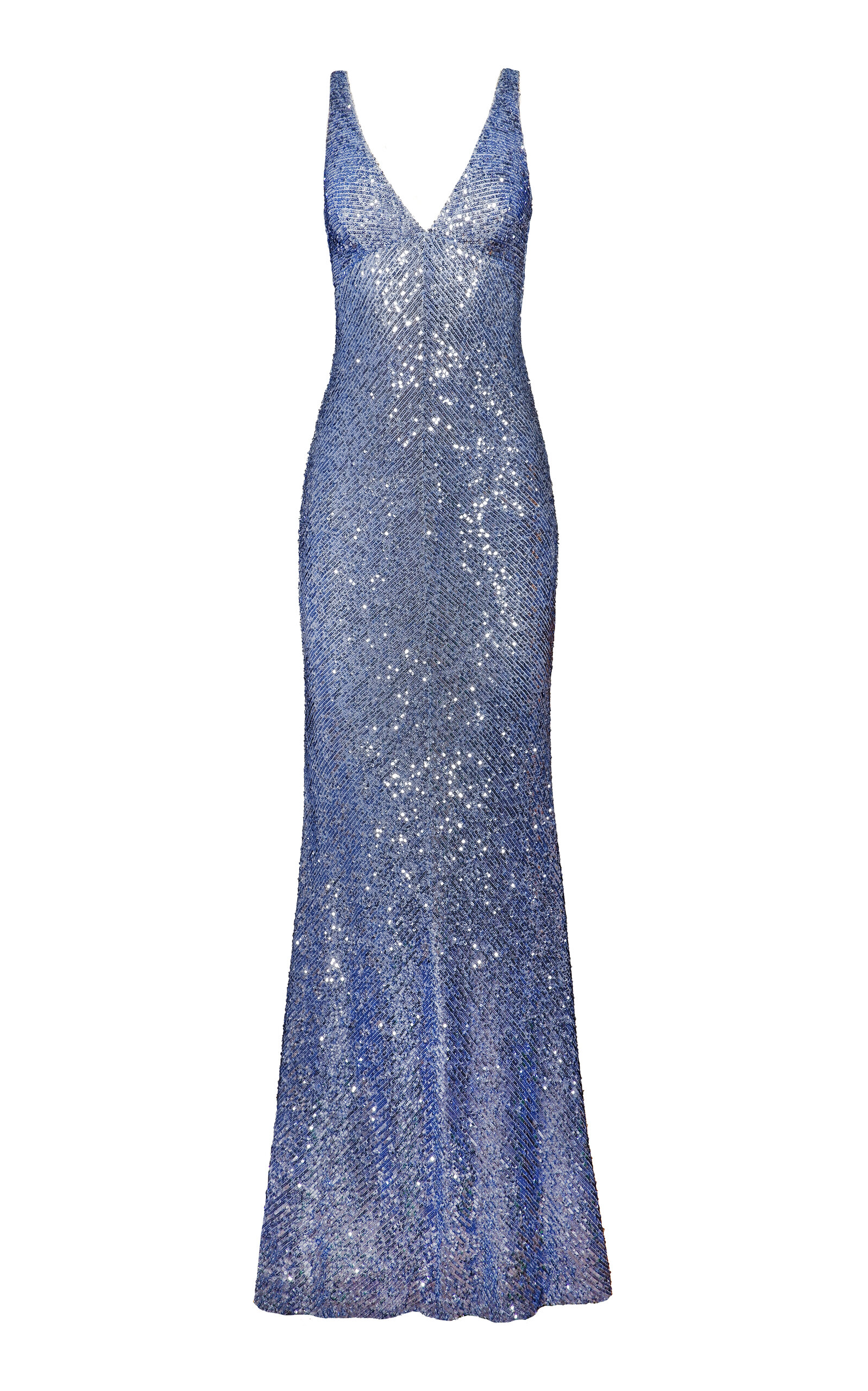 Stretch-Sequin Gown