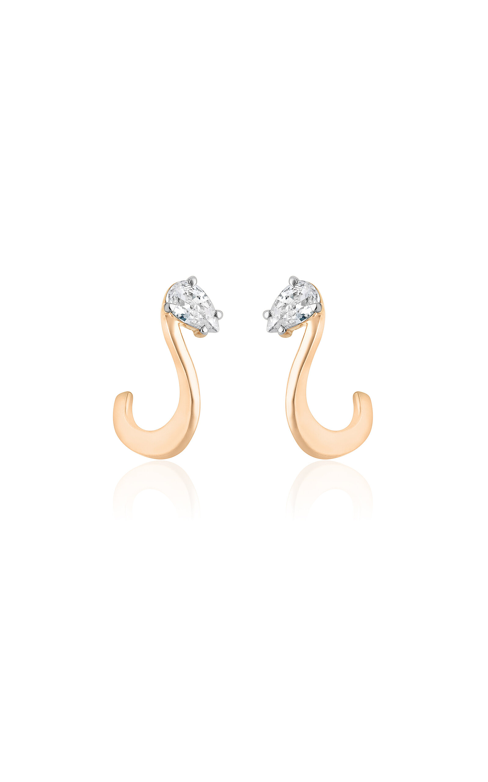 18K Rose Gold Nova Pair of Earrings