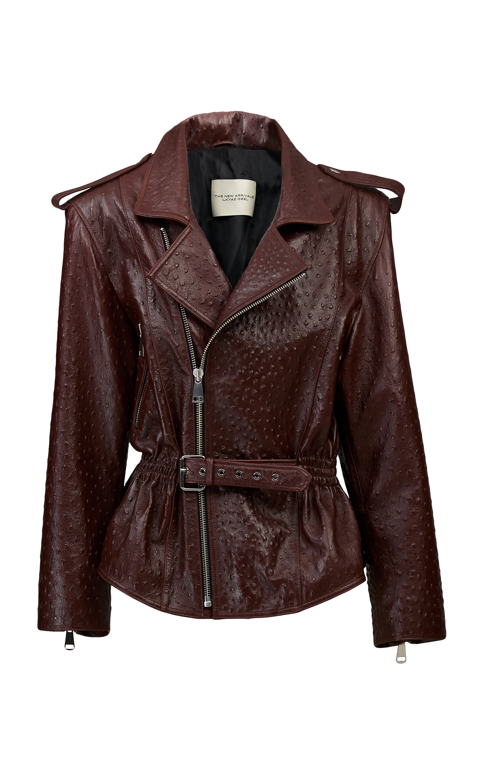 Amber Persan Leather Biker Jacket