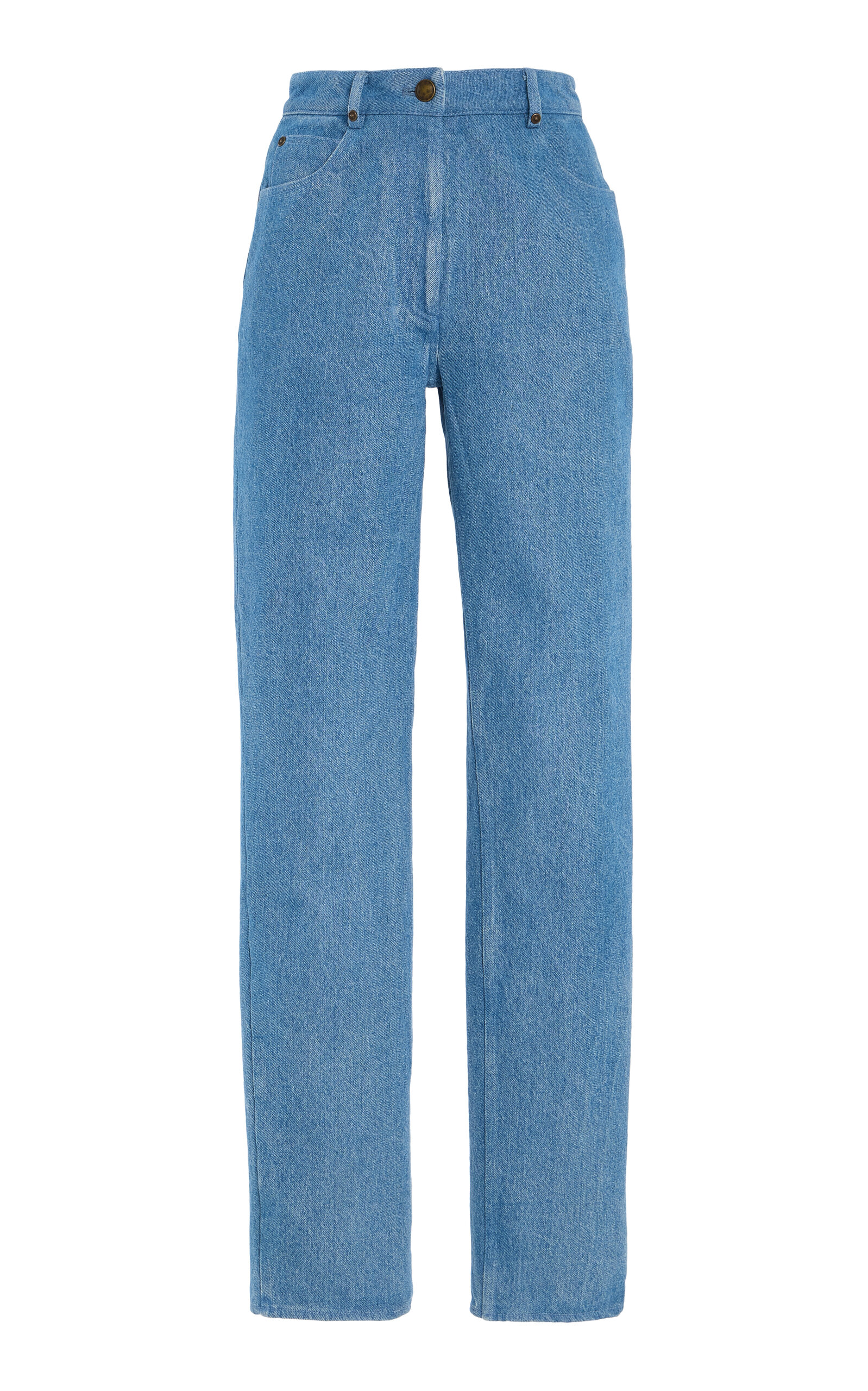 Skinny Cotton Denim Pants