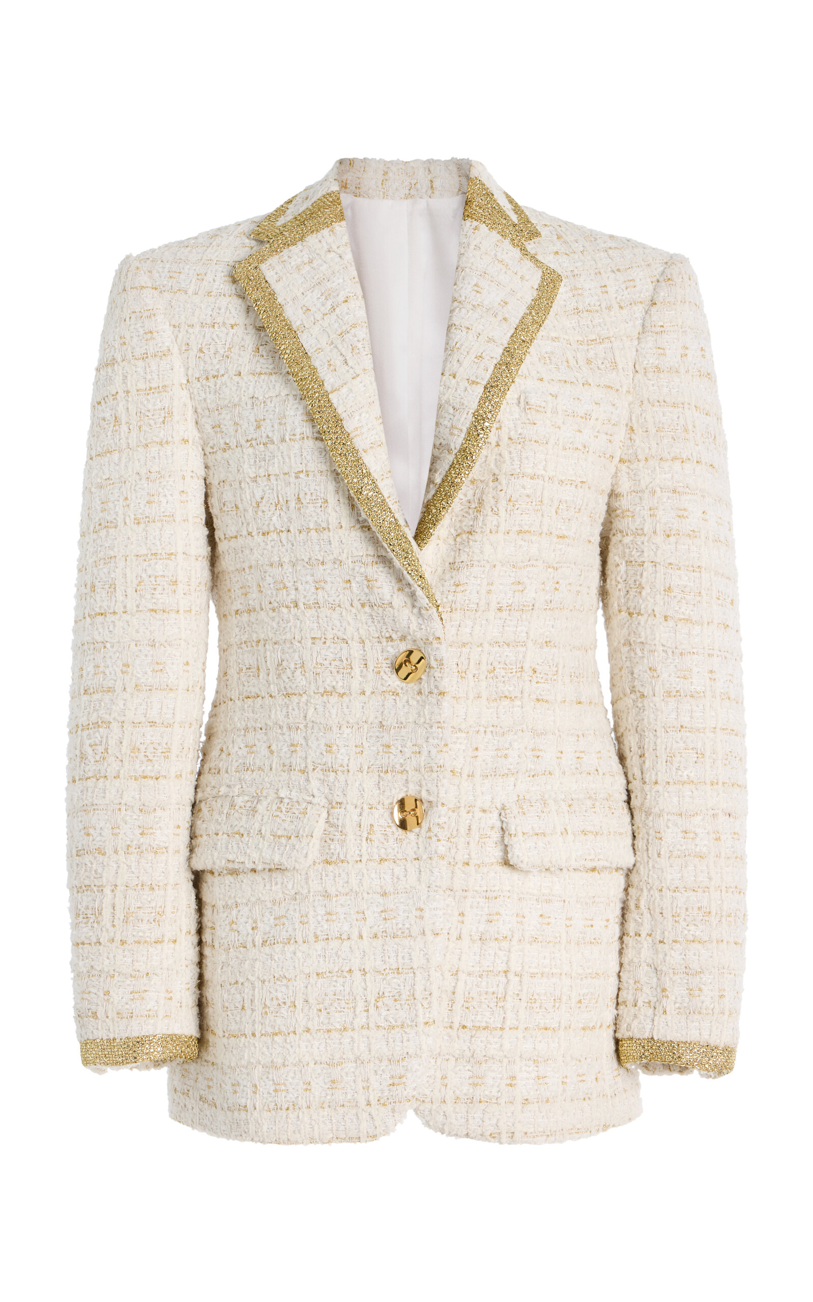 Gold Framed Blazer