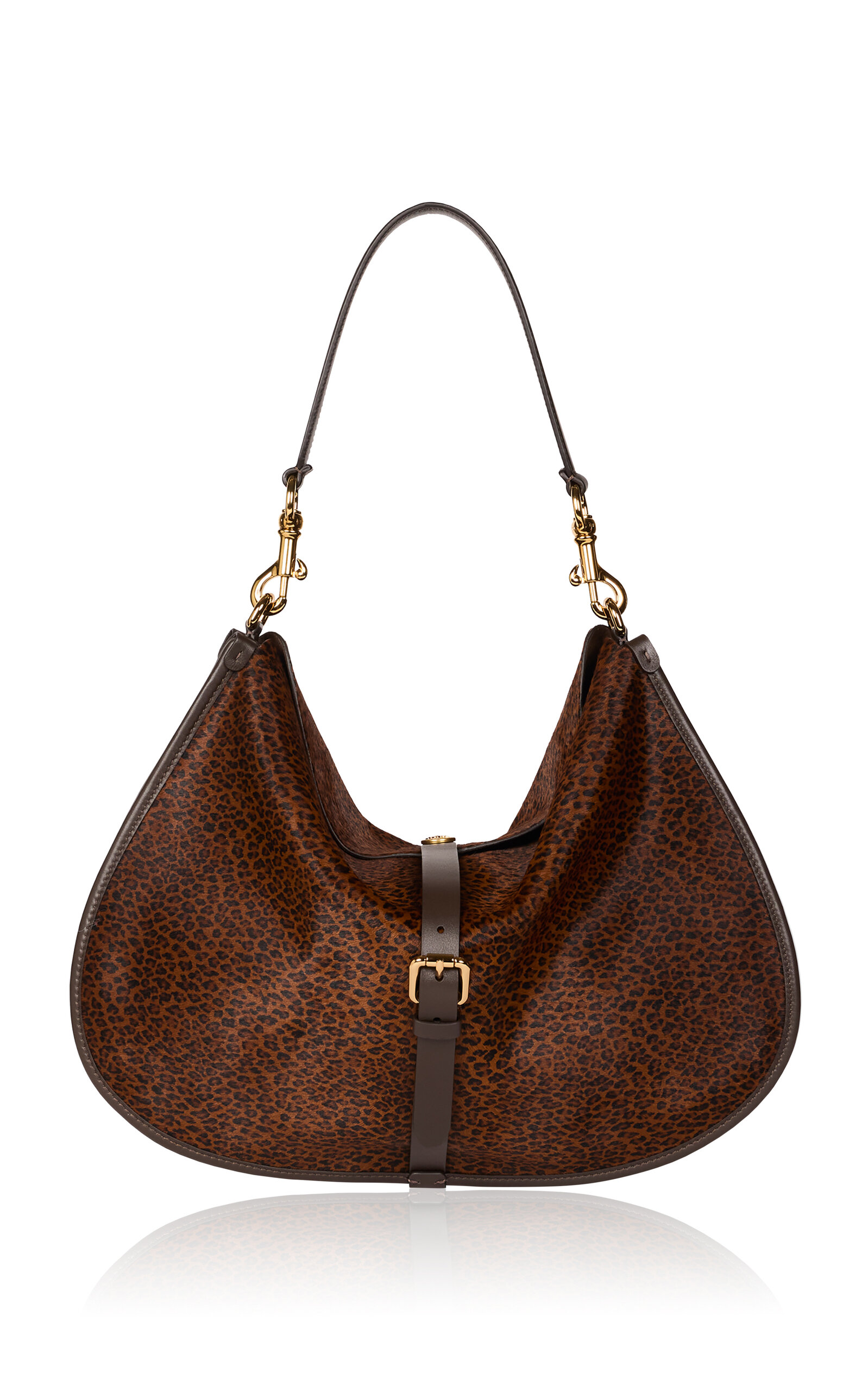 XL Printed Ponyhair Crossbody Bag