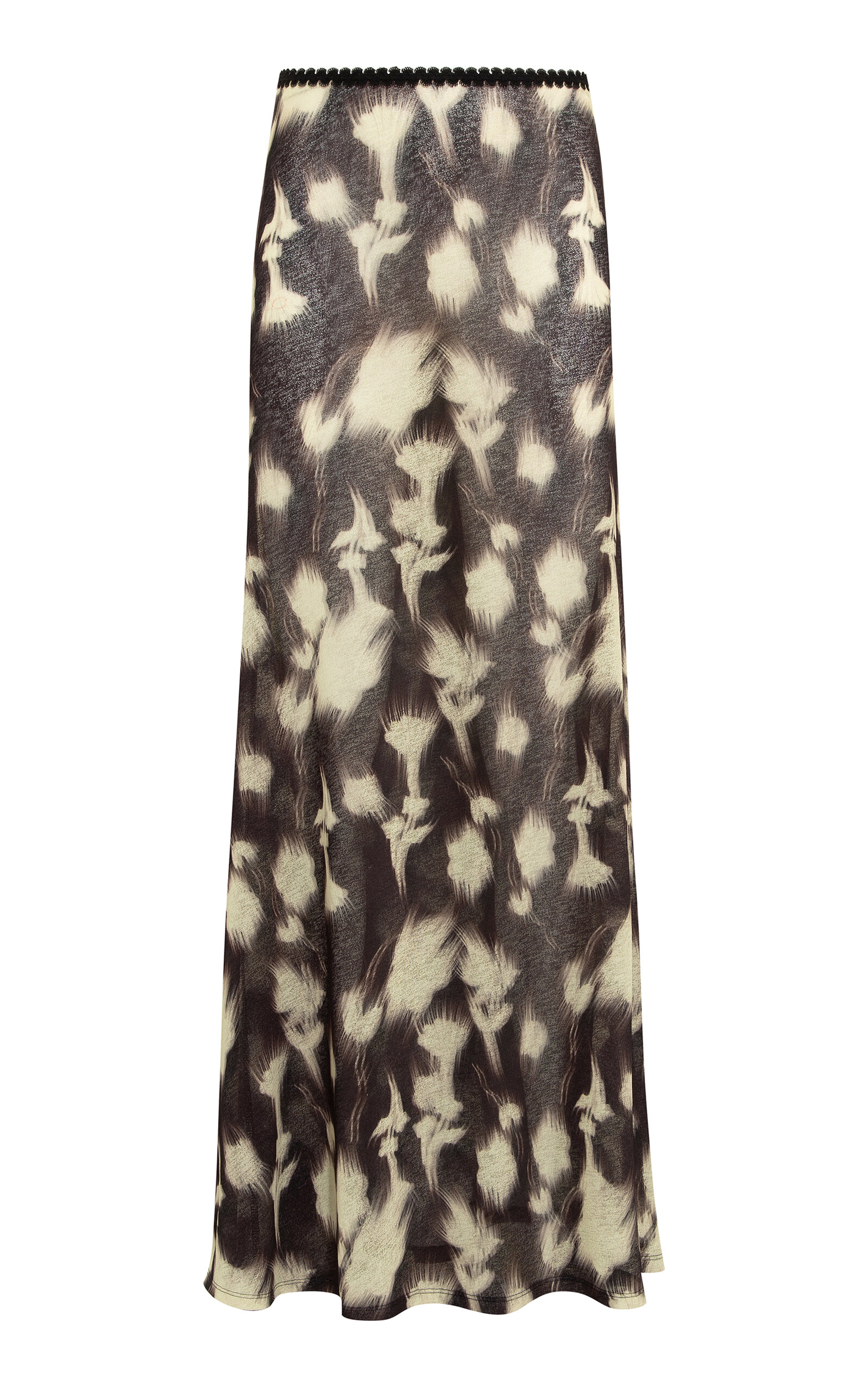 SIEDRÉS Siny Printed Mesh Maxi Skirt