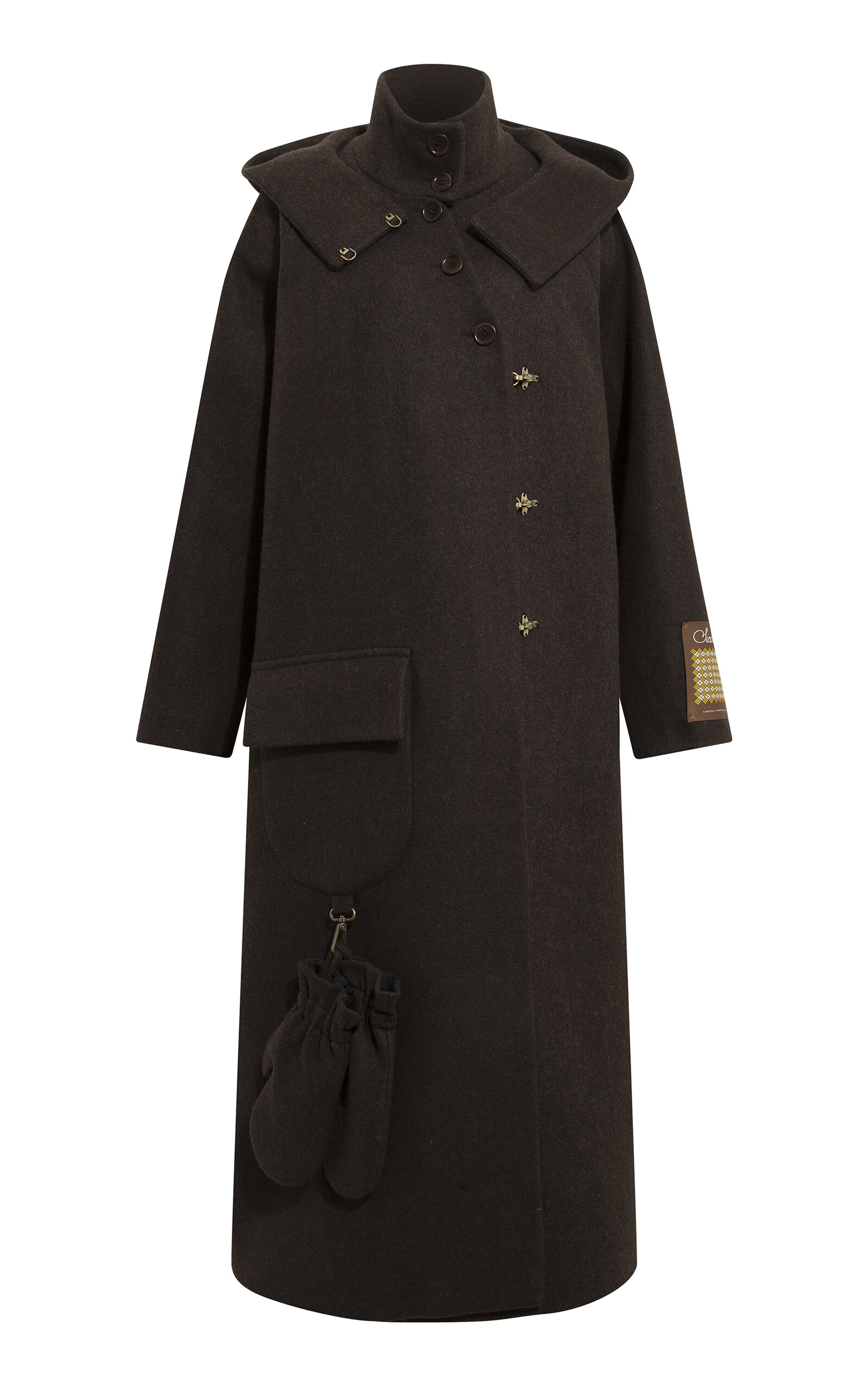 SIEDRÉS Wilma Oversized Wool-Blend Coat