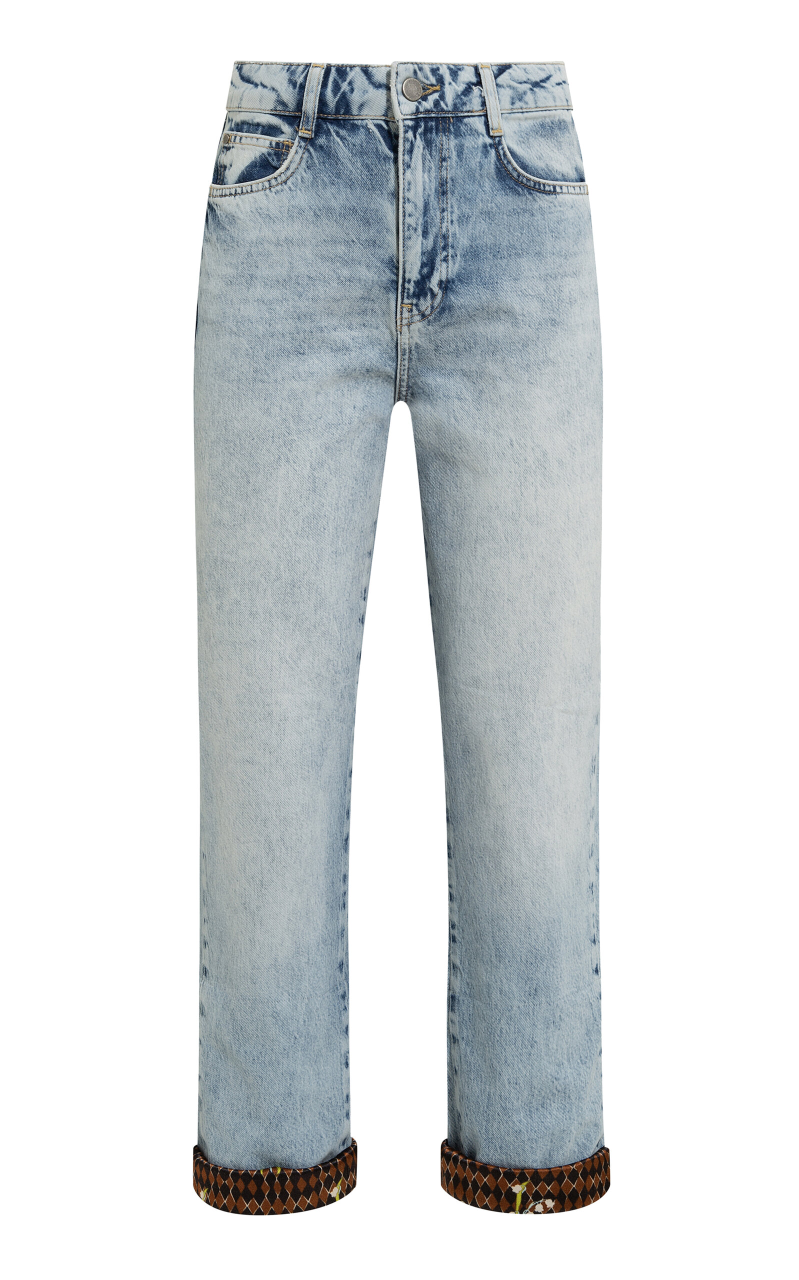 SIEDRÉS Daky Rigid Low-Rise Straight-Leg Jeans