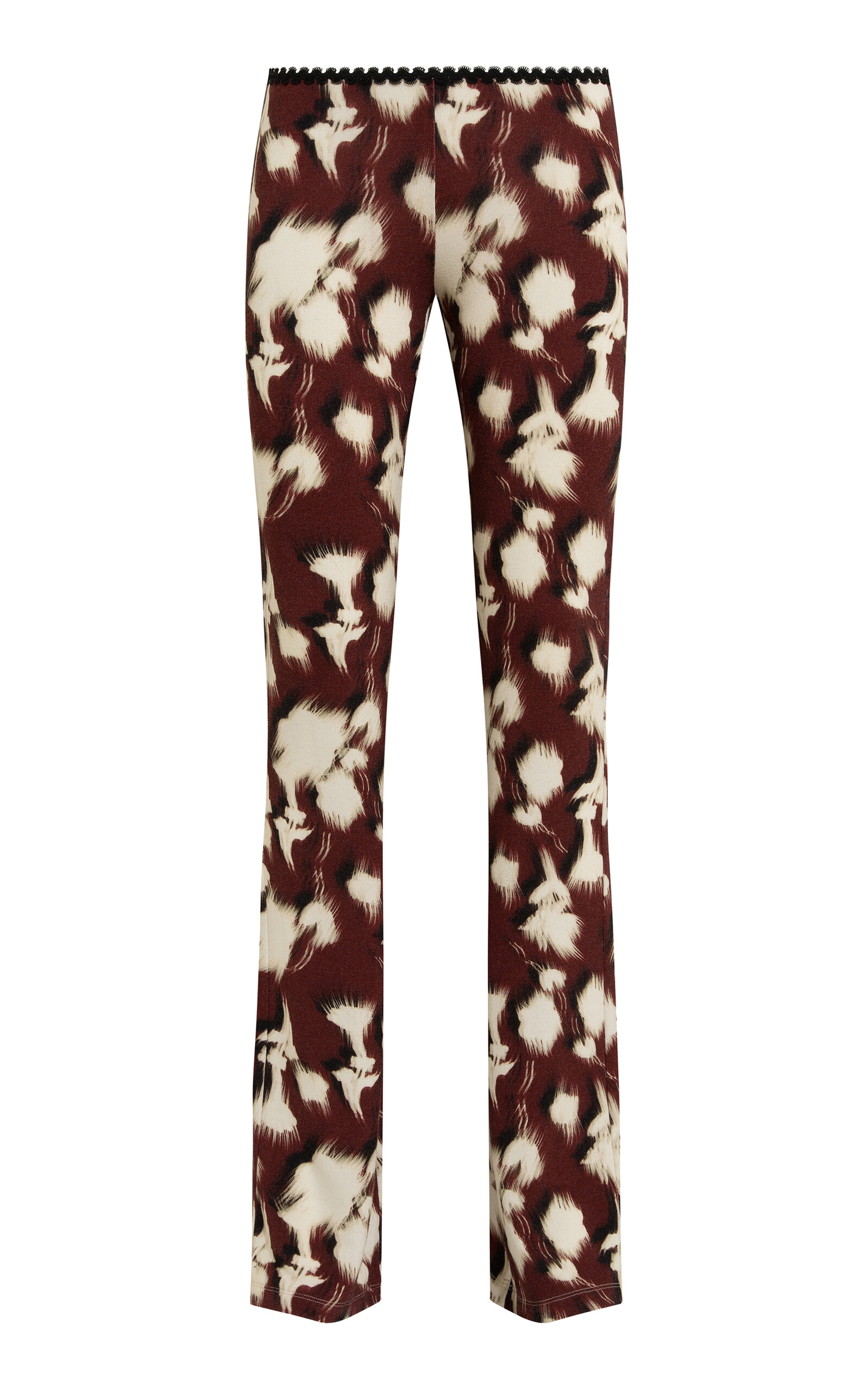 SIEDRÉS Flo Printed Jersey Flare Pants