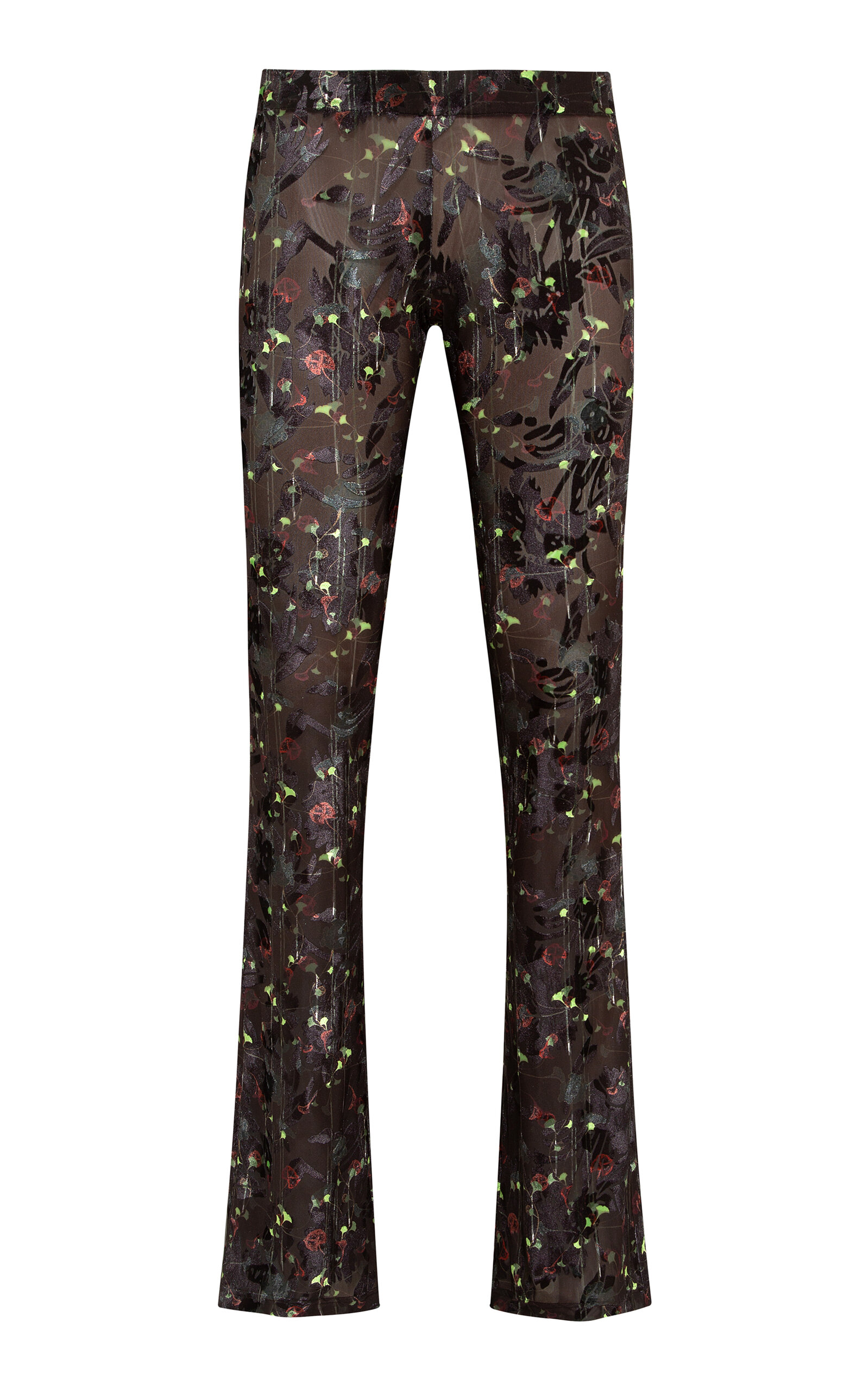 SIEDRÉS Flo Devoré Velvet Flare Pants