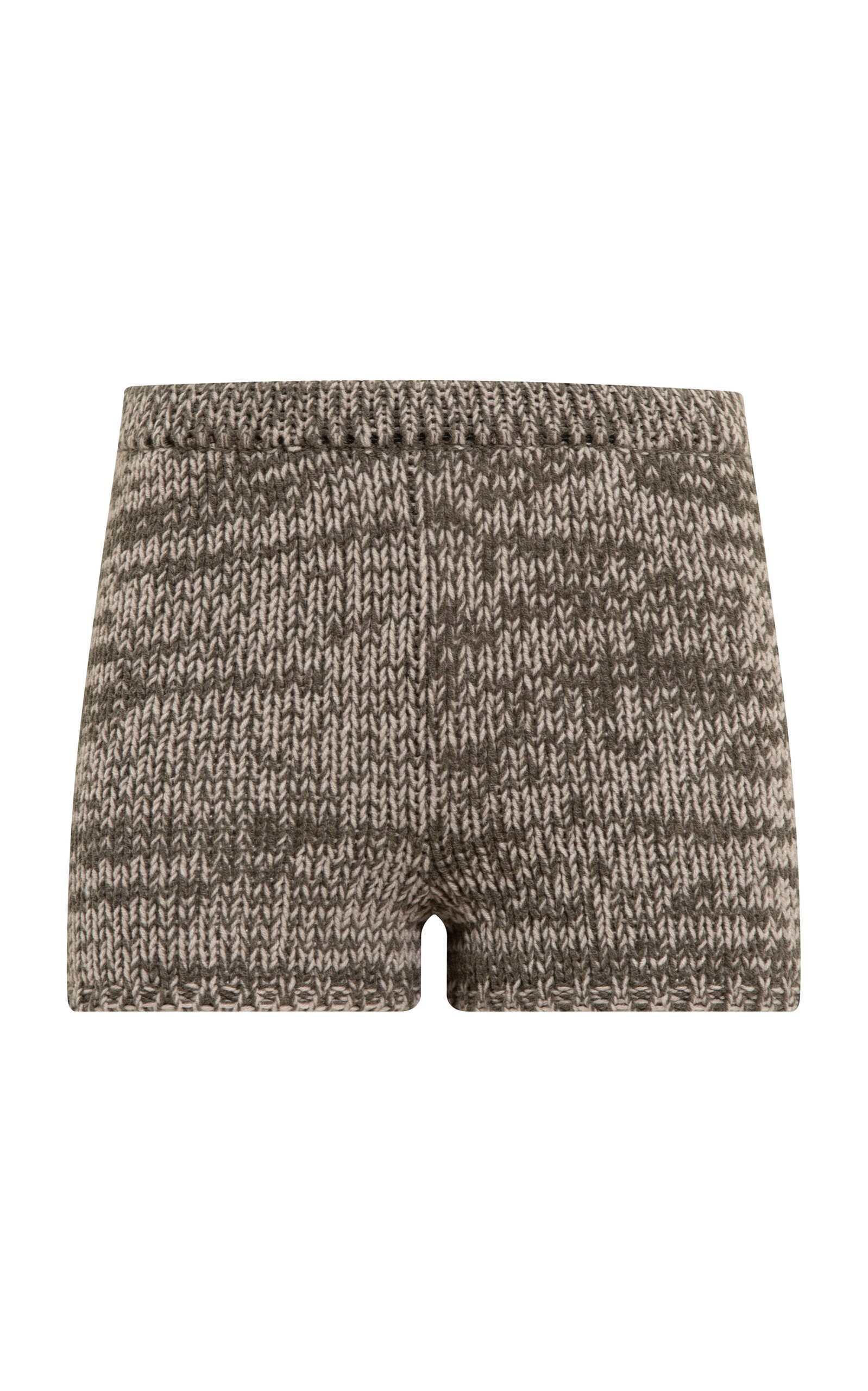 SIEDRÉS Lila Wool-Blend Mini Shorts