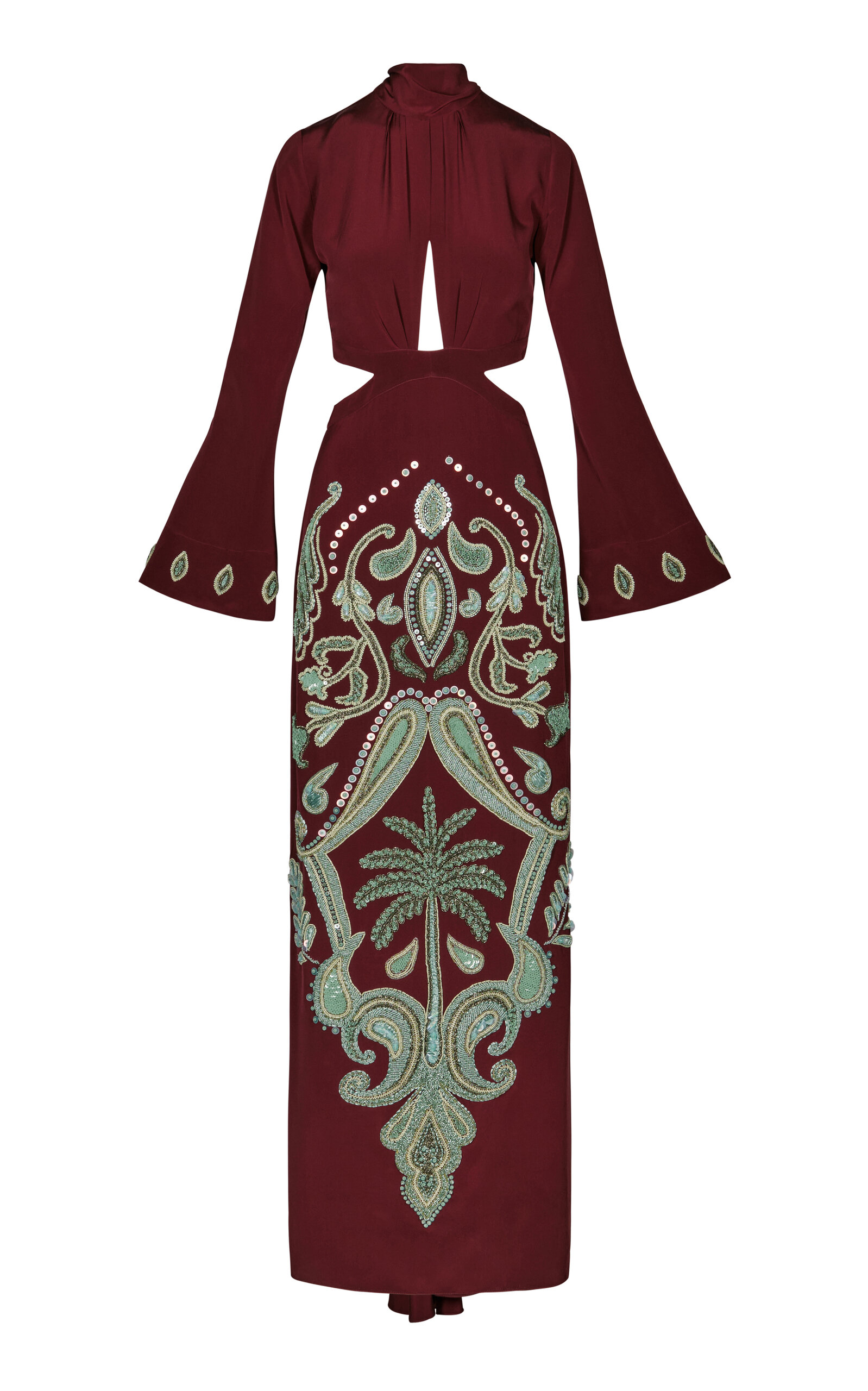 Aurora Mágica Silk Maxi Dress