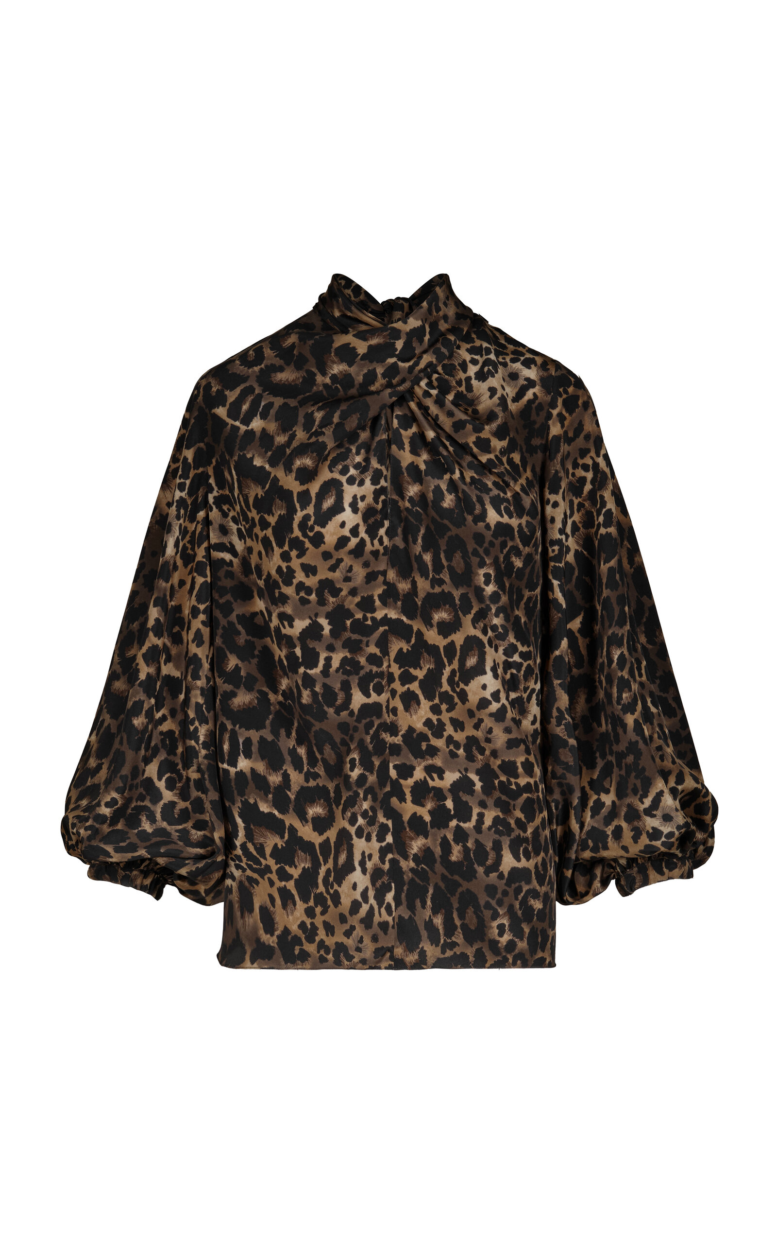 Leopard Intricate Islands Silk Top