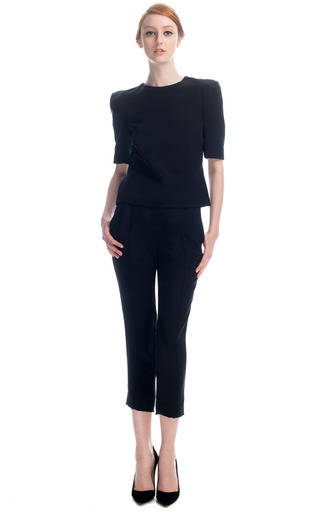 Black Silk Pants by Haryono Setiadi | Moda Operandi