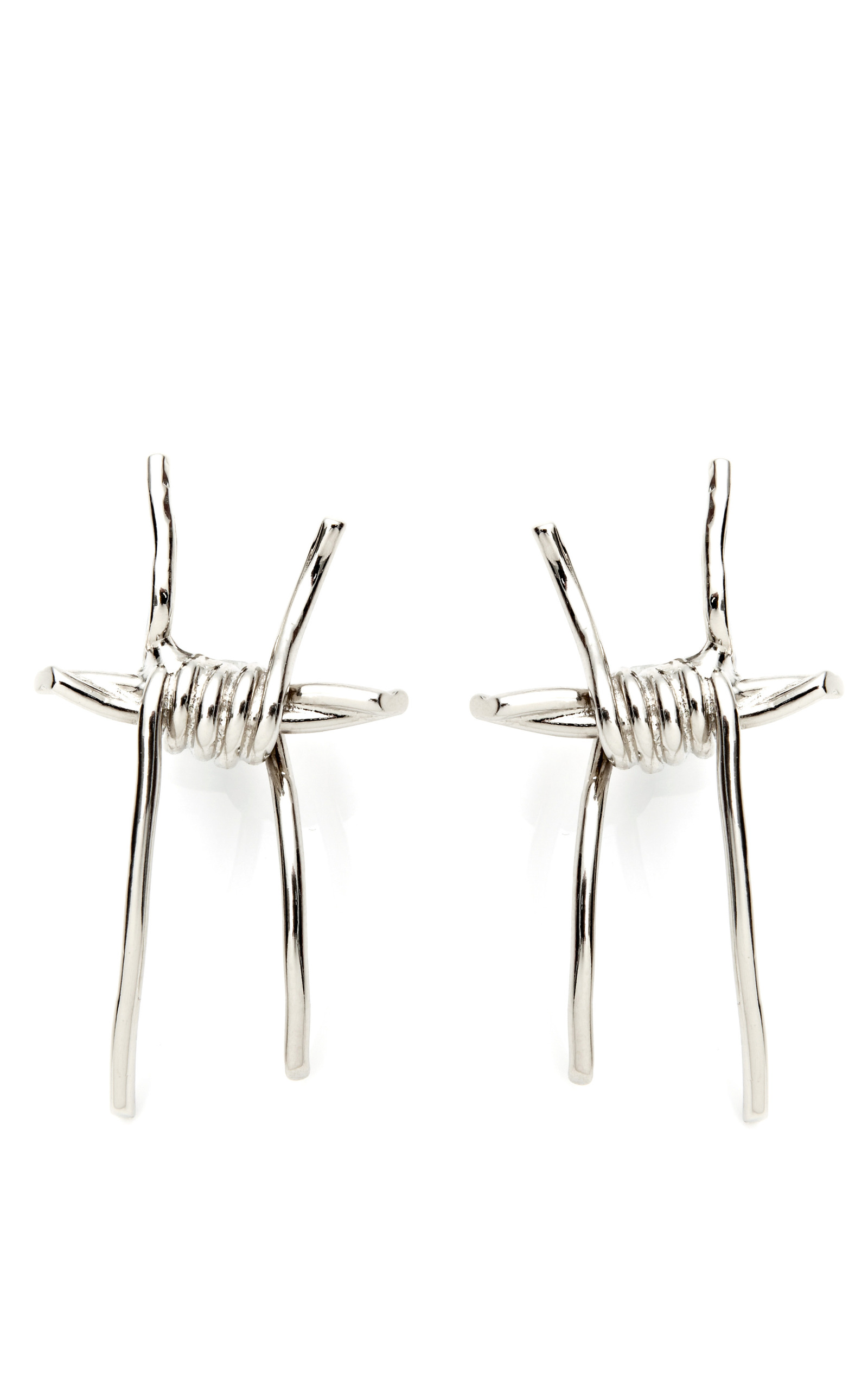 barbed wire earrings