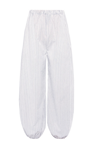 striped parachute pants