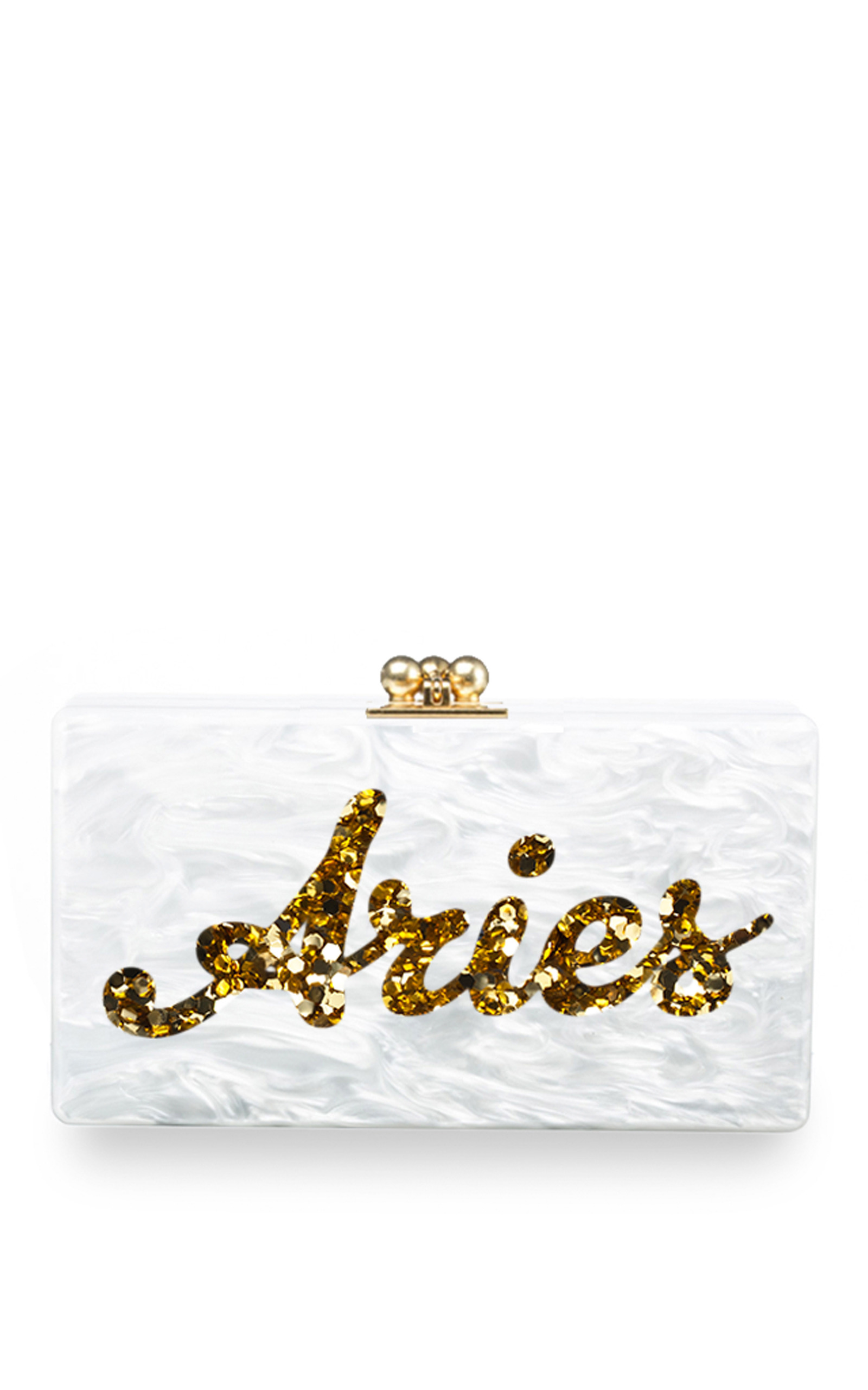 edie parker gold clutch