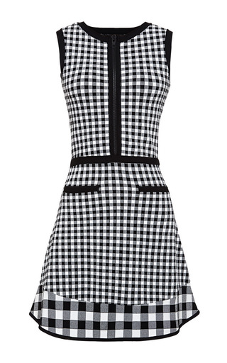 Black And White Gingham Knit Dress by Timo Weiland | Moda Operandi