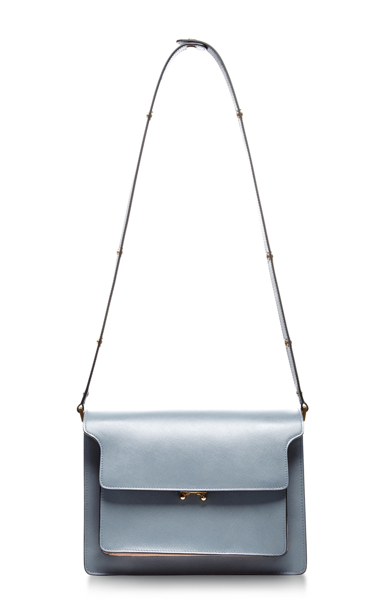 marni trunk bag blue