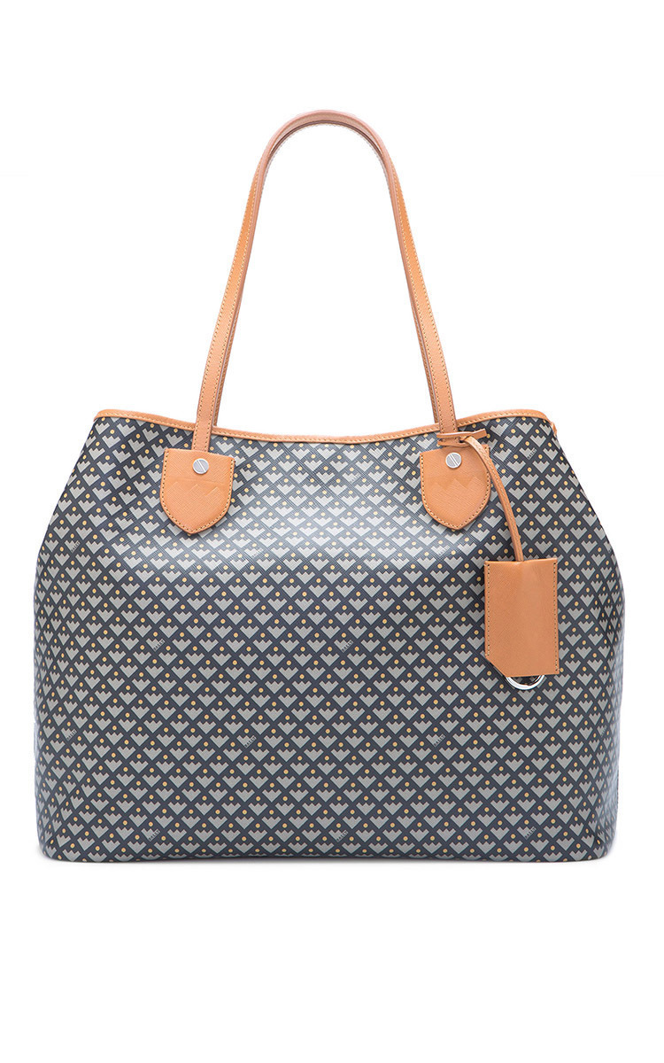 coated canvas tote