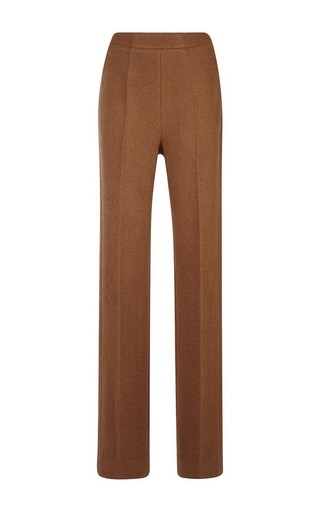 camel wool trousers