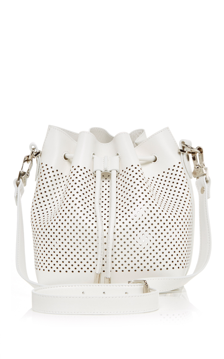 perforated bucket bag