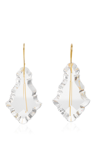 Crystal Scallop Edged Earrings by Simone Rocha | Moda Operandi
