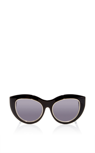 N°03 Shiny Black Acetate Sunglasses By Dax Gabler Moda Operandi 