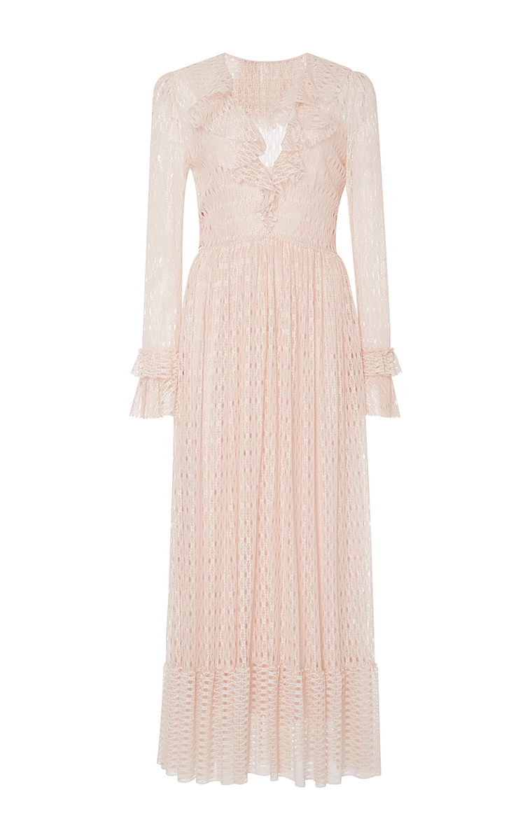 Ruffled Lace Dress by Philosophy di Lorenzo Serafini | Moda Operandi