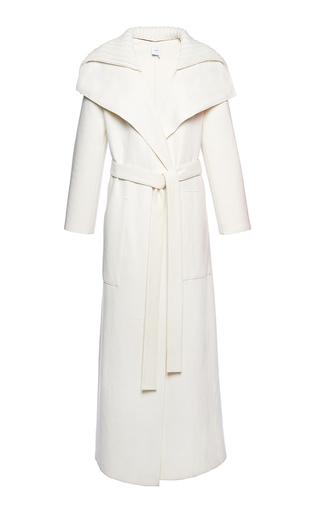 Cashmere Platinum Jersey Long Coat by Agnona | Moda Operandi