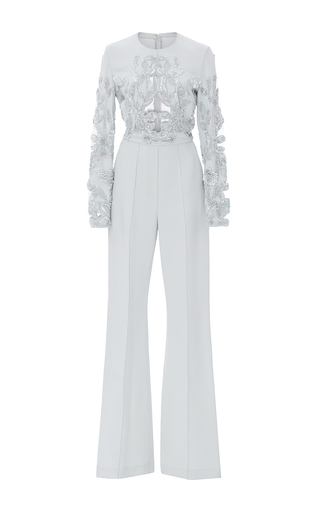 Lace Embroidered Jumpsuit by Elie Saab | Moda Operandi