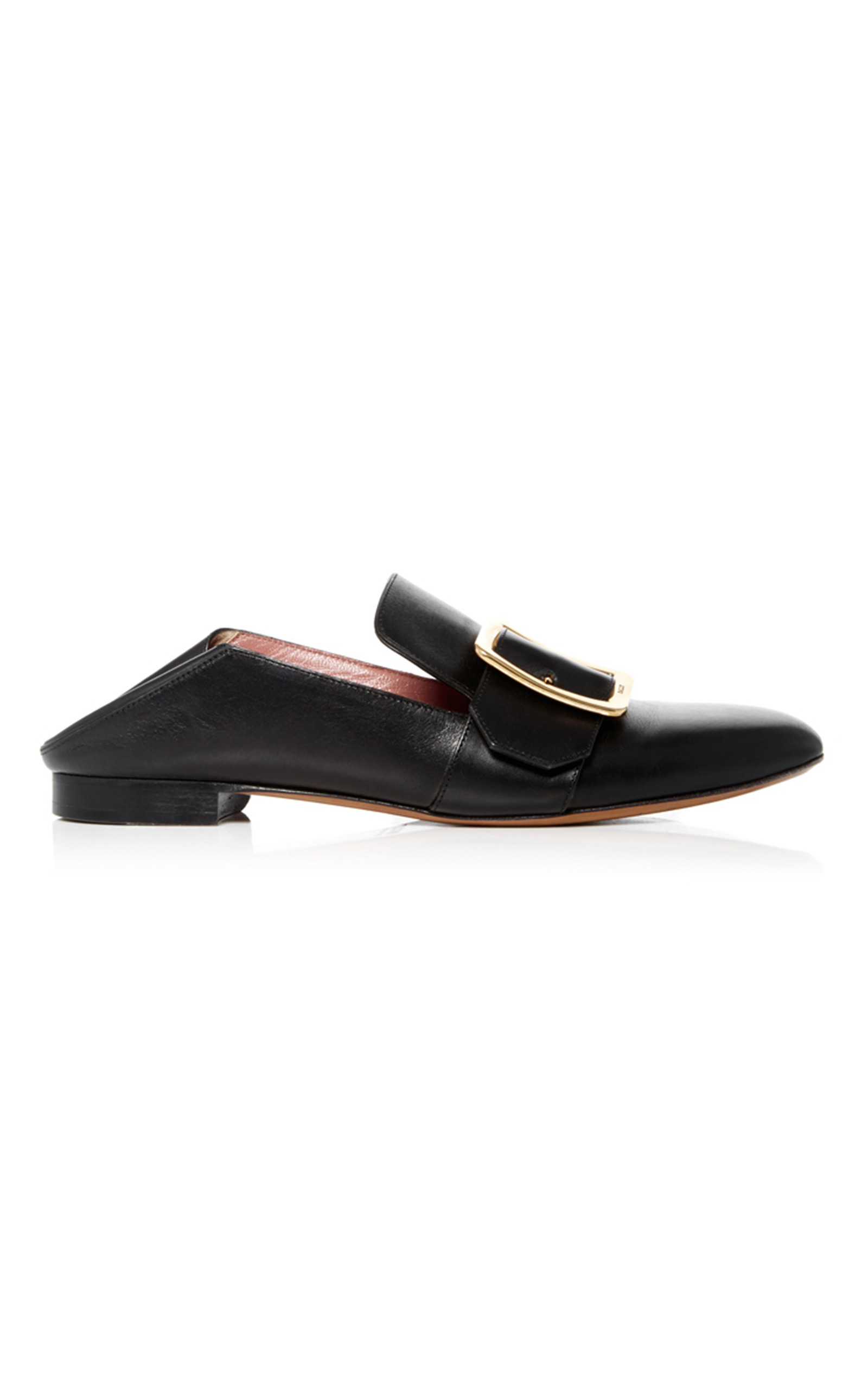 bally buckle loafers