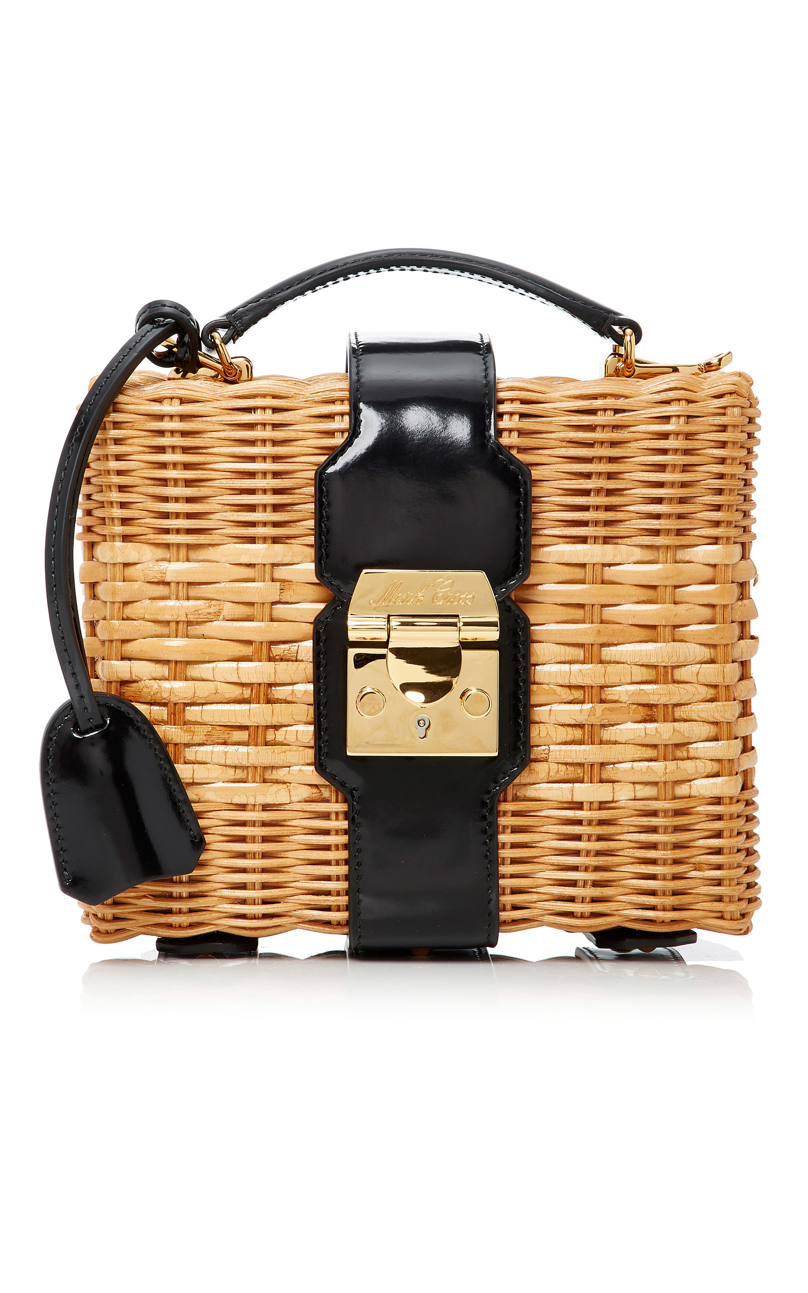 mark cross wicker bag