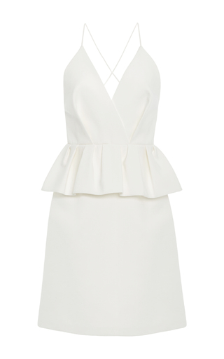 Peplum Mini Dress by DELPOZO | Moda Operandi