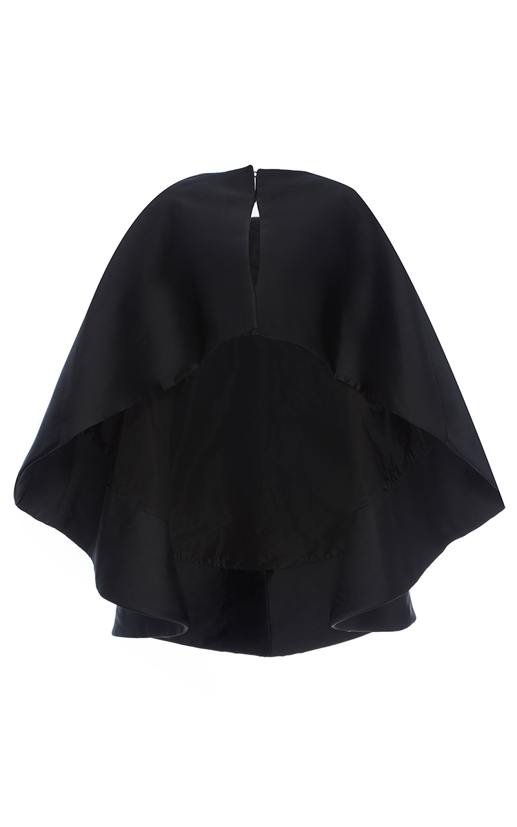 black evening cape