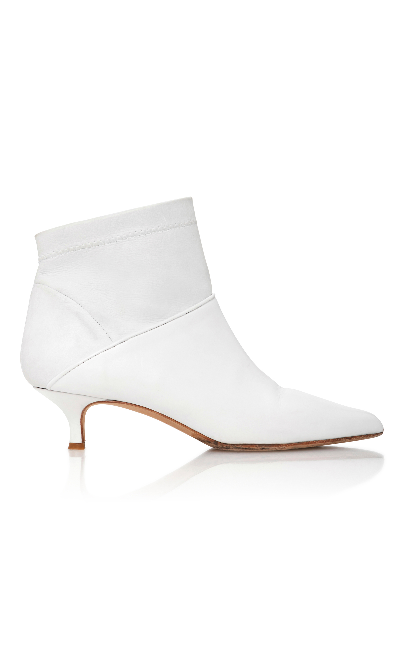 Jean Leather Ankle Boots by Tibi | Moda 