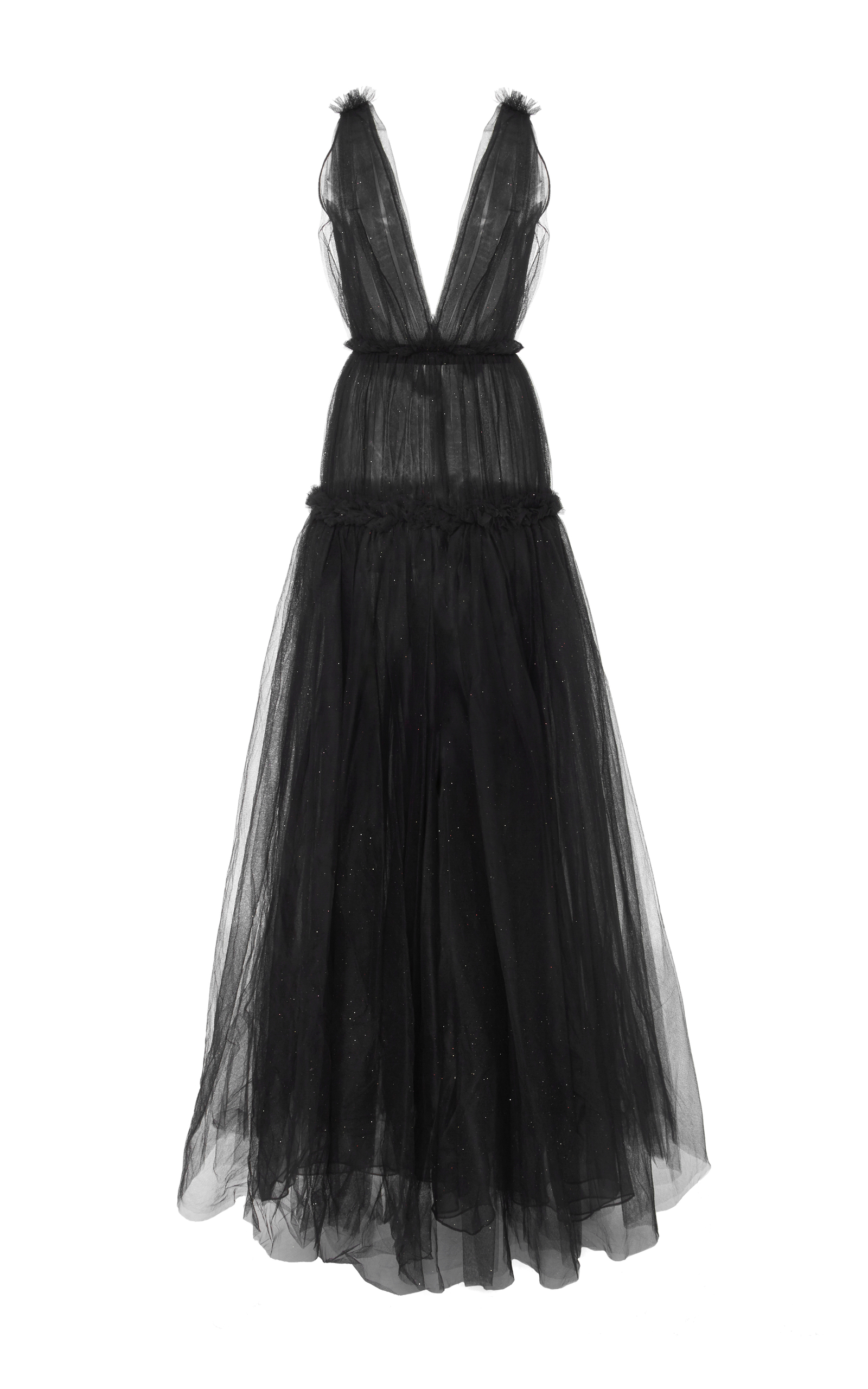 oscar de la renta black gown