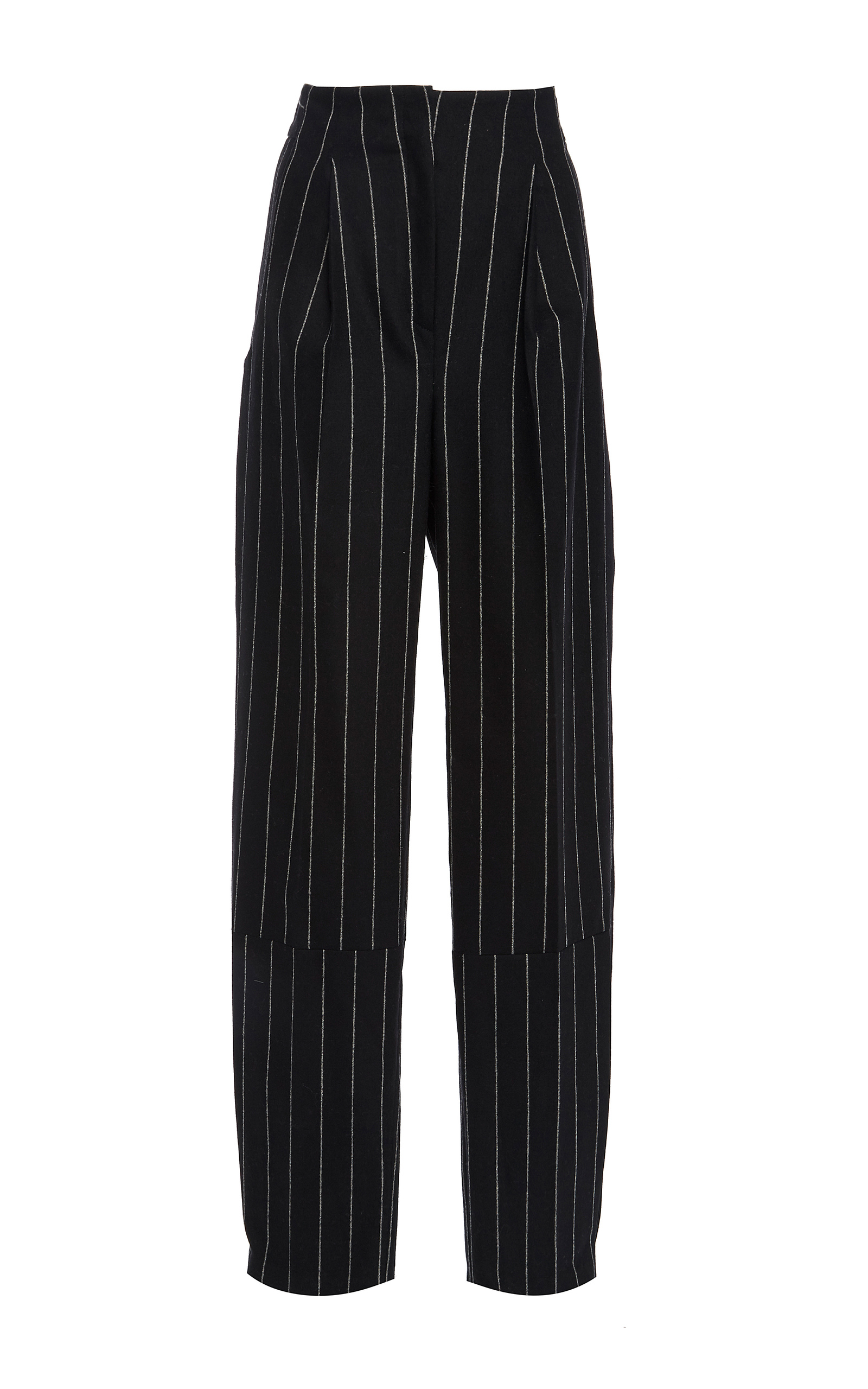 pinstripe high waisted pants