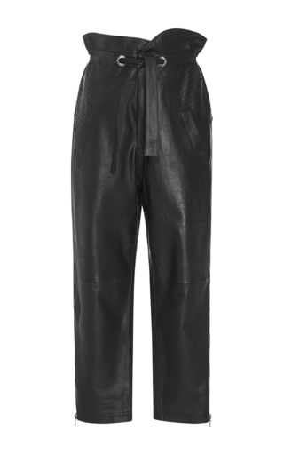 marissa webb leather joggers