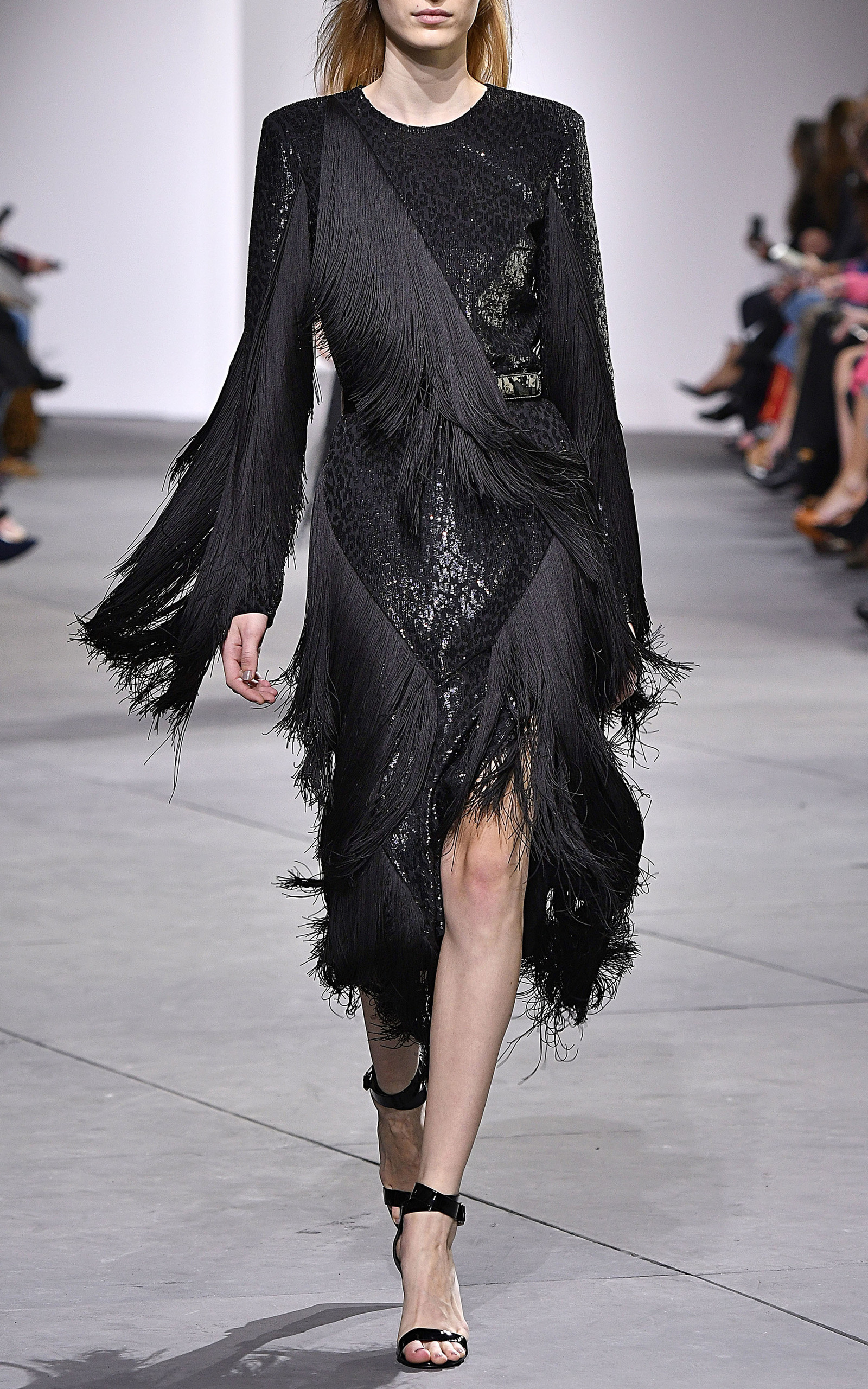 michael kors fringe dress