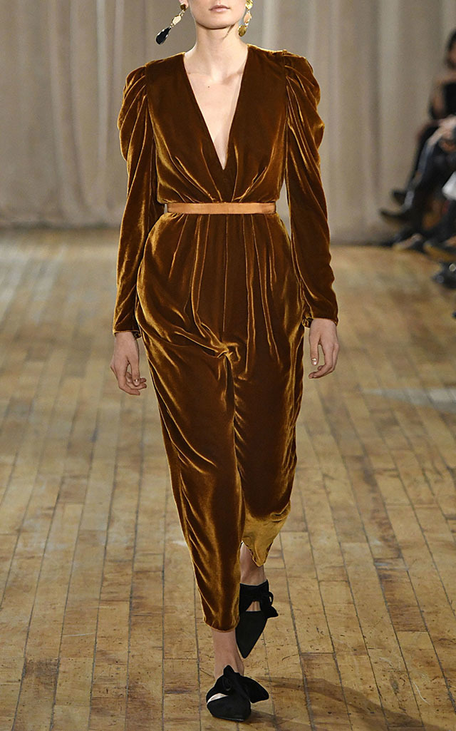 ulla johnson velvet jumpsuit