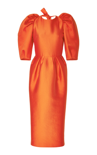 Puff Sleeve Midi Dress by Bibhu Mohapatra | Moda Operandi