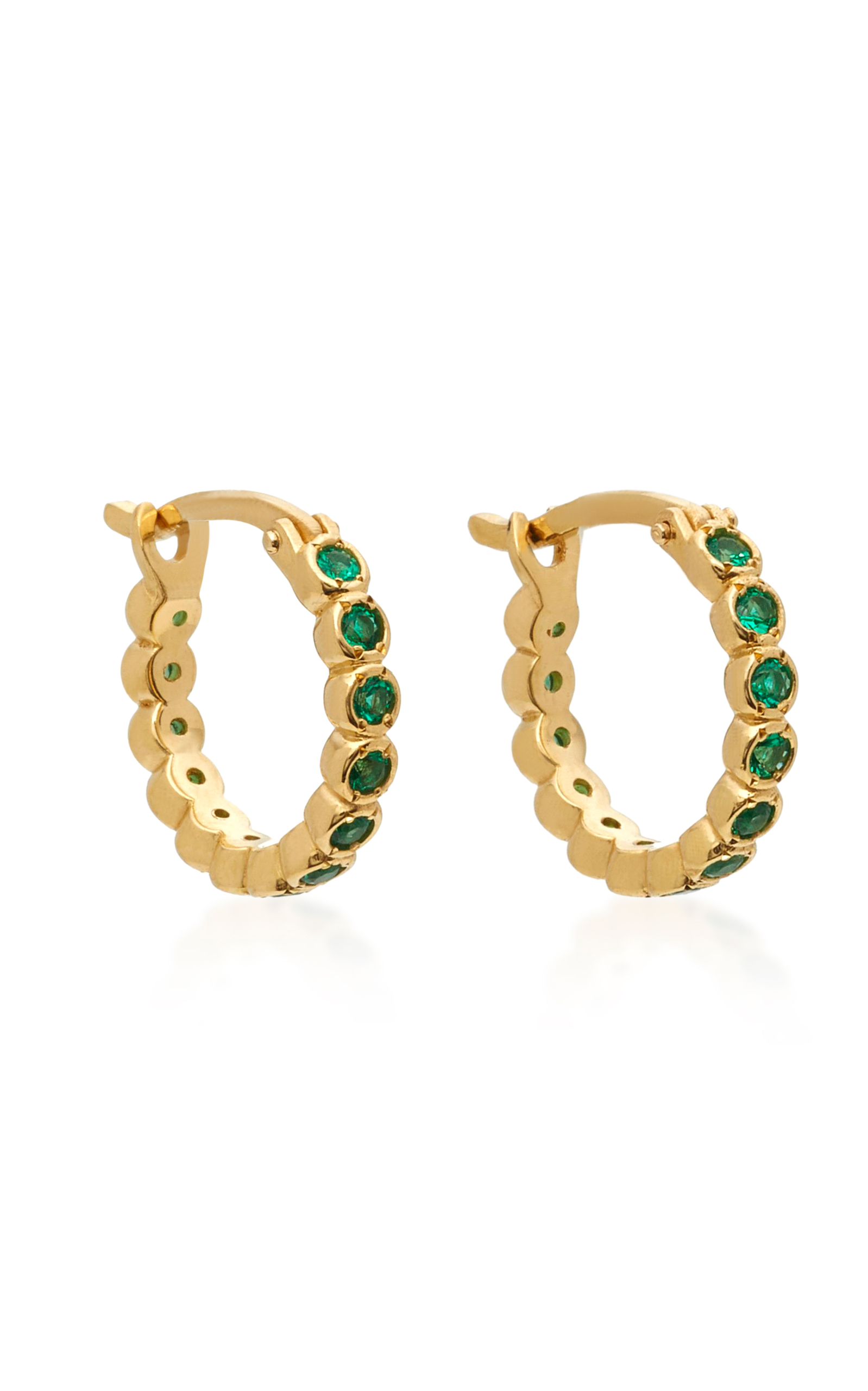 18k gold earrings