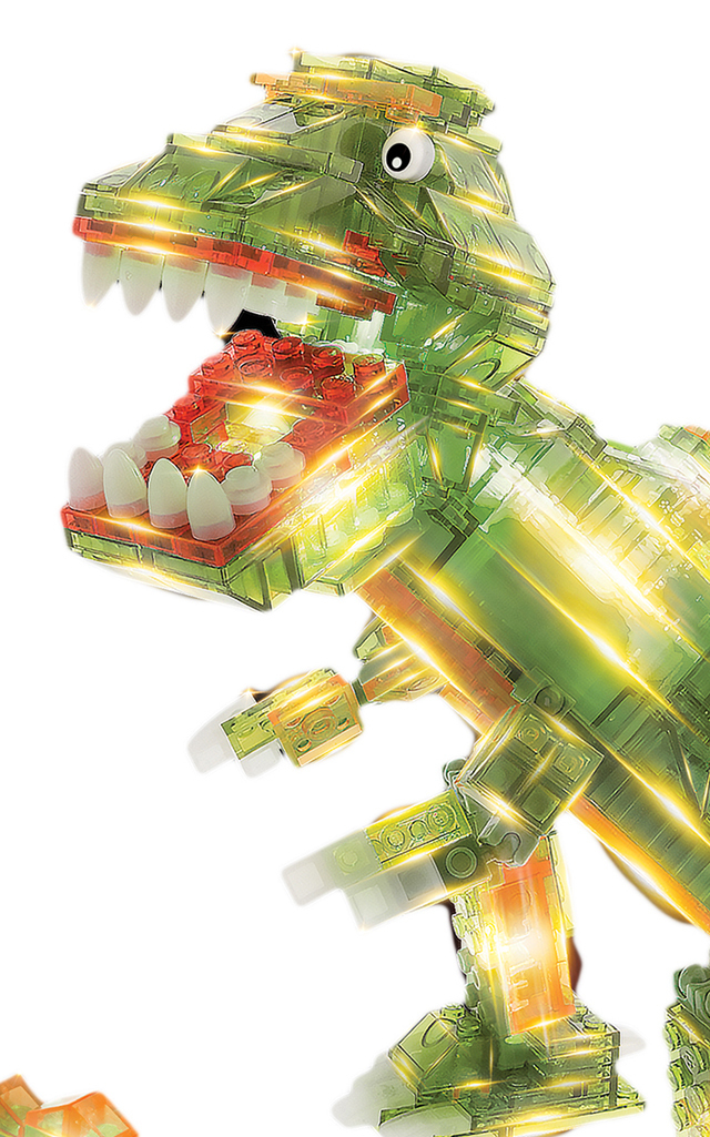 laser pegs t rex