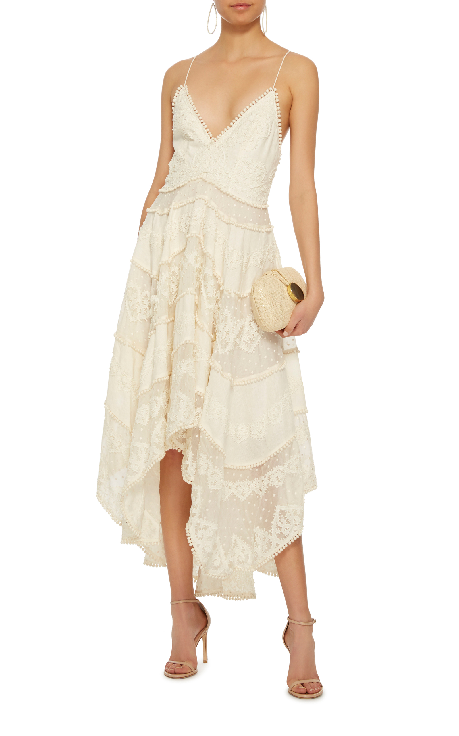 zimmermann linen panel dress