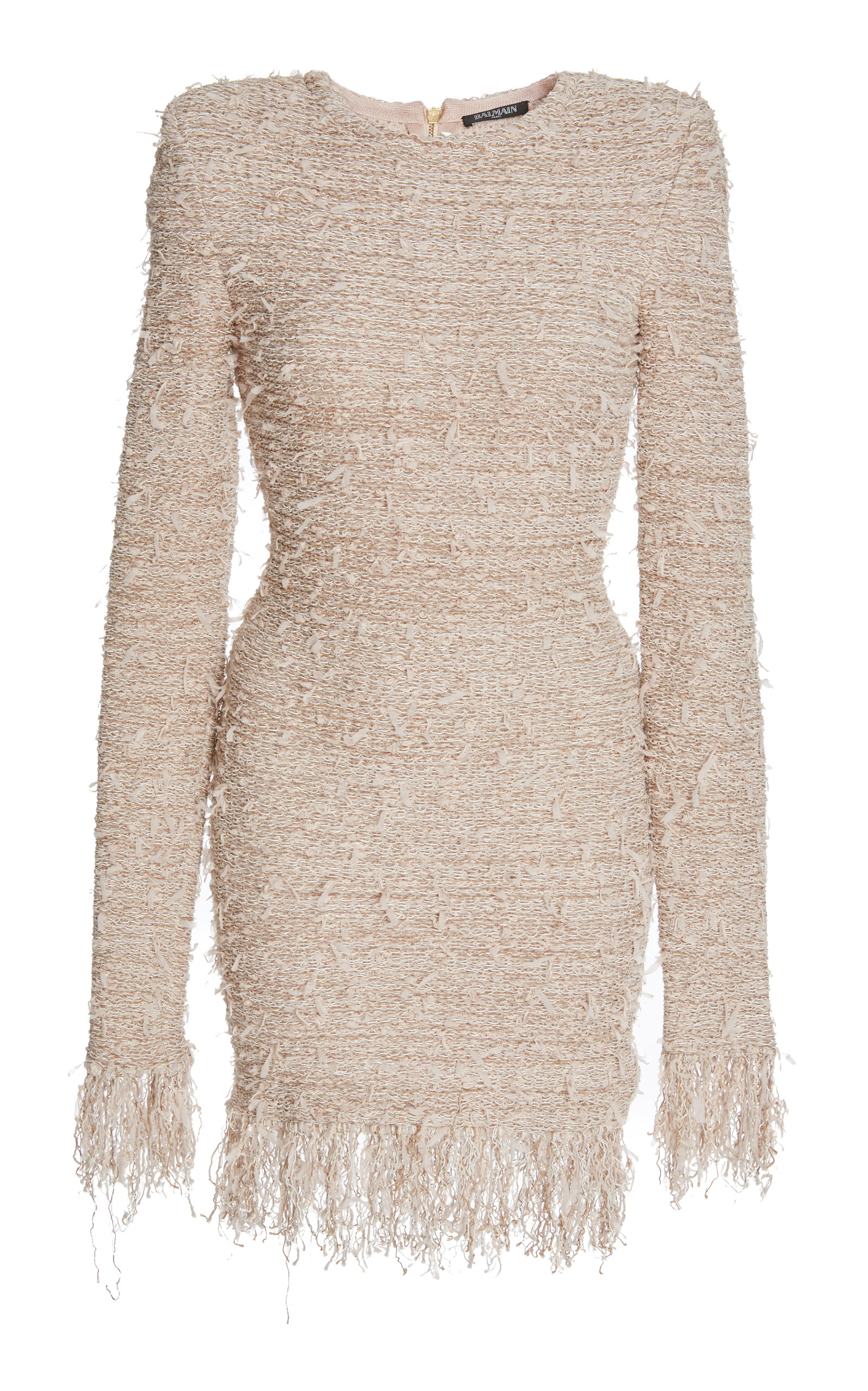 boucle mini dress